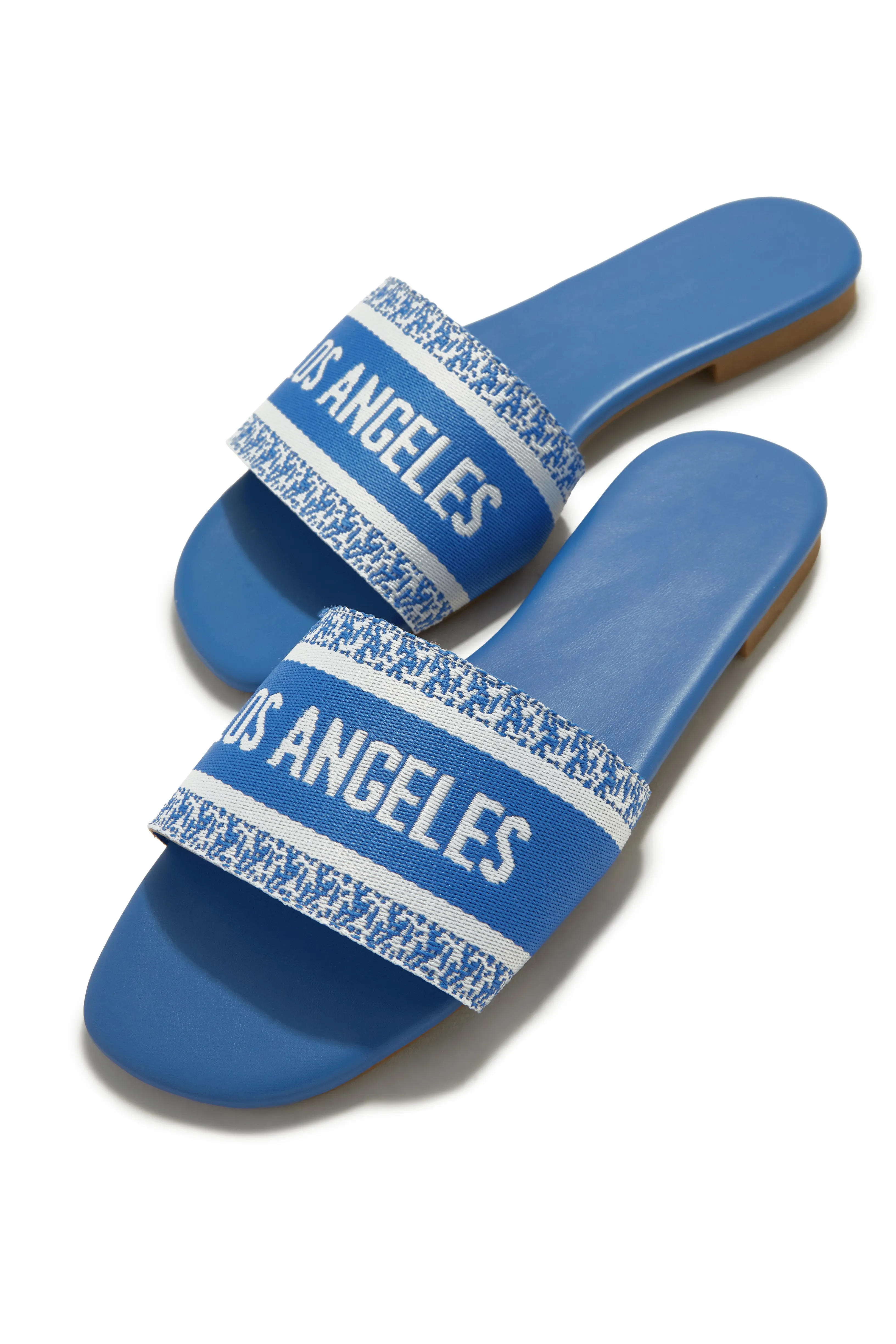 Resort Vacay Slip On Sandals - Blue sold by Miss Lola product image thumbnail 5