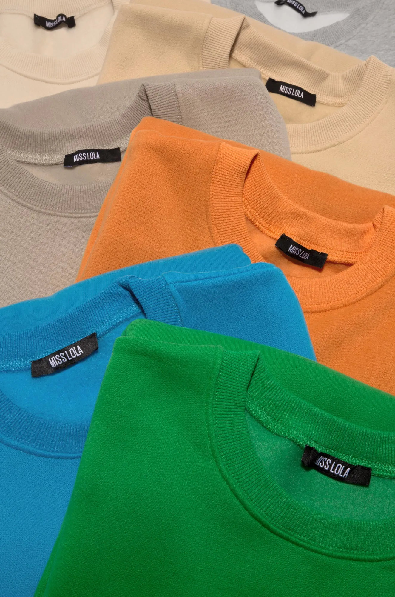 Cozy Feels Adult Crewneck Sweater - Cream sold by Miss Lola product image thumbnail 4