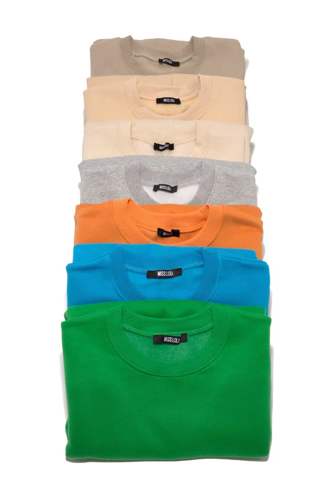 Cozy Feels Adult Crewneck Sweater - Cream sold by Miss Lola product image thumbnail 5