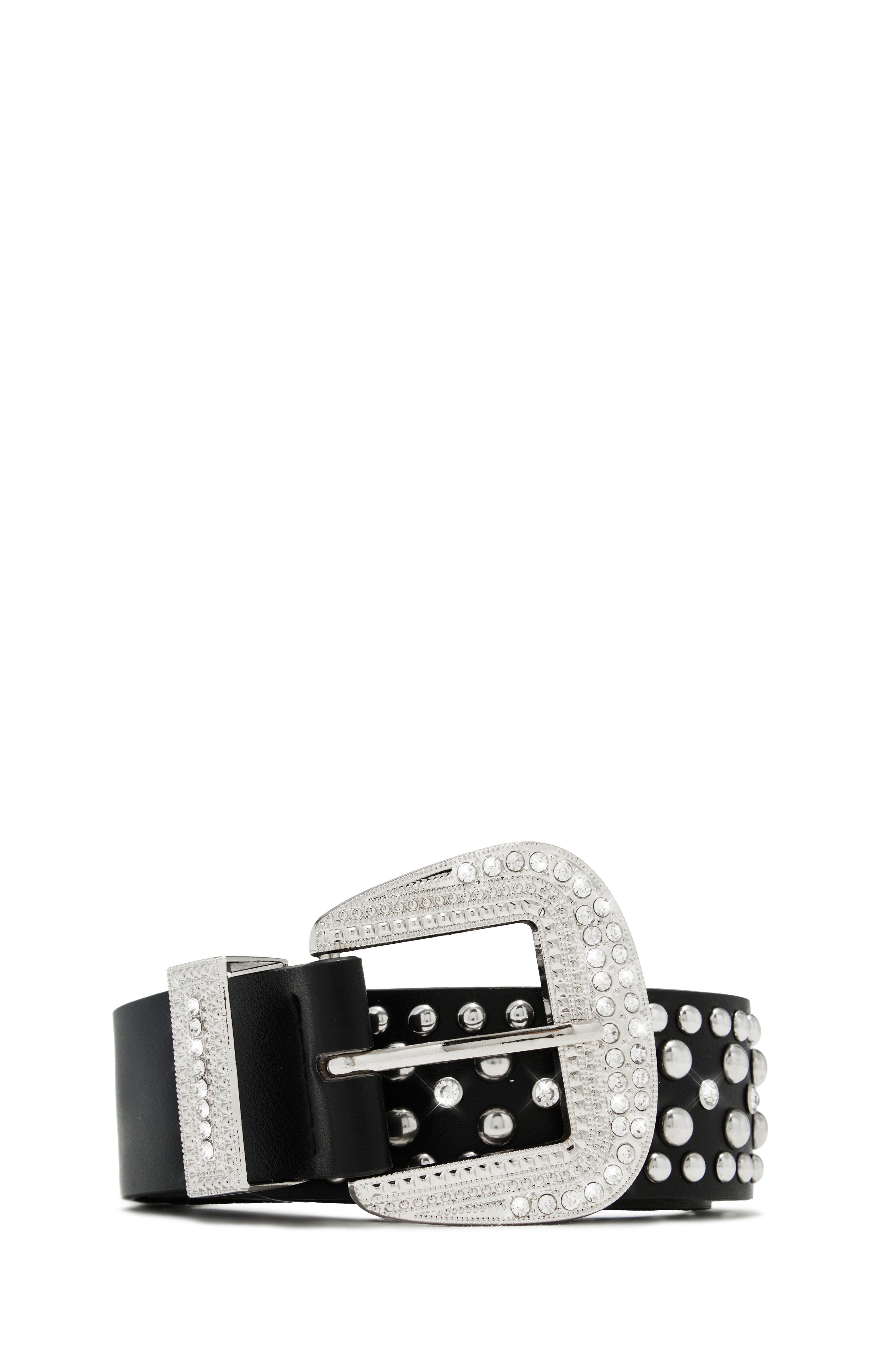 Emina Studded PU Belt - Black sold by Miss Lola product image thumbnail 2
