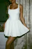 Sweet Wishes Mini Dress - Ivory sold by Miss Lola