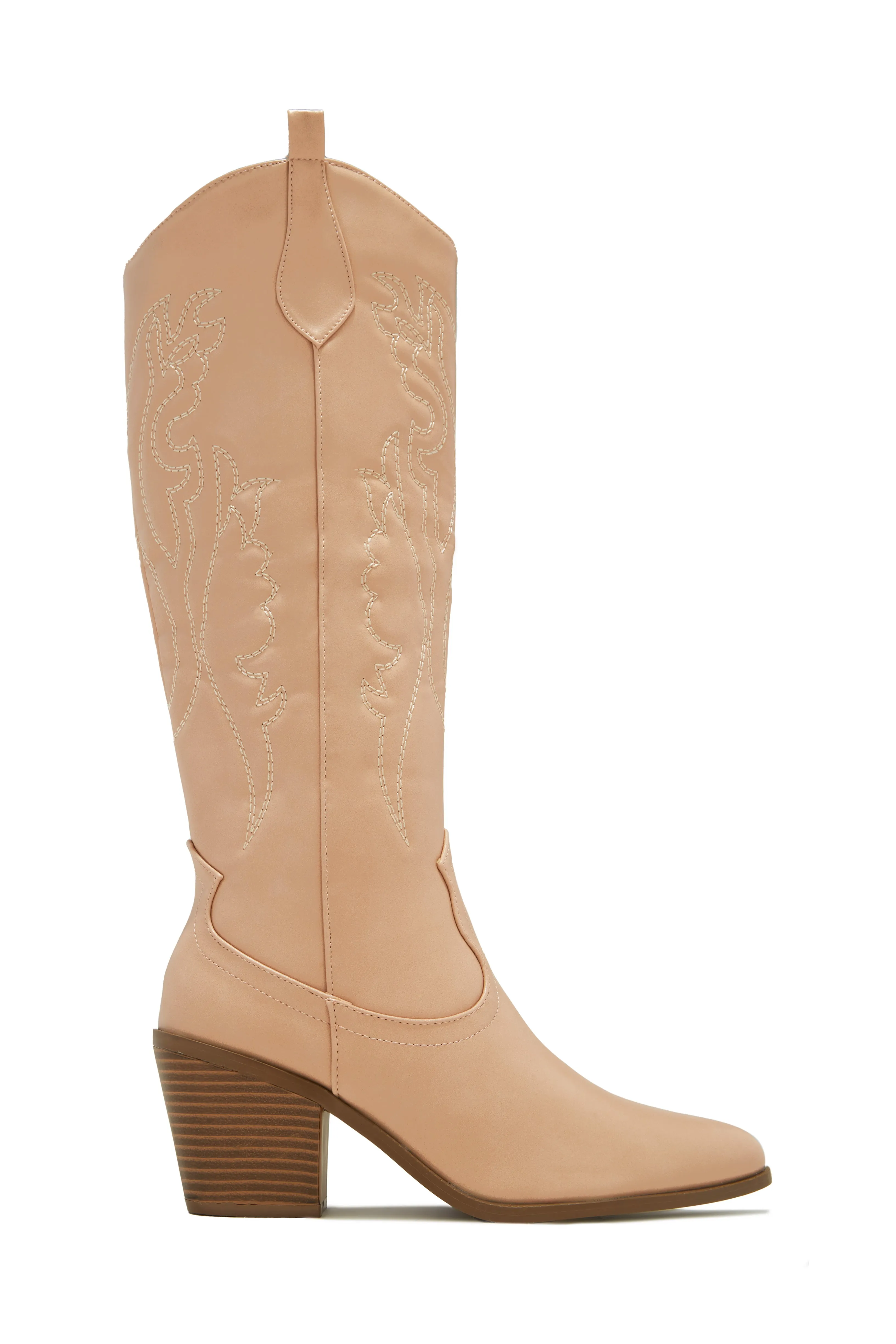 Miller Cowgirl Boots - Nude sold by Miss Lola product image thumbnail 5