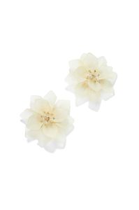Perfect Oasis Oasis Flower Statement Earring - Ivory sold by Miss Lola