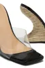 Seamara Wedge Heel Mules - Black sold by Miss Lola