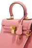 Erica Structured Top Handle Bag - Pink sold by Miss Lola