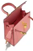 Erica Structured Top Handle Bag - Pink sold by Miss Lola