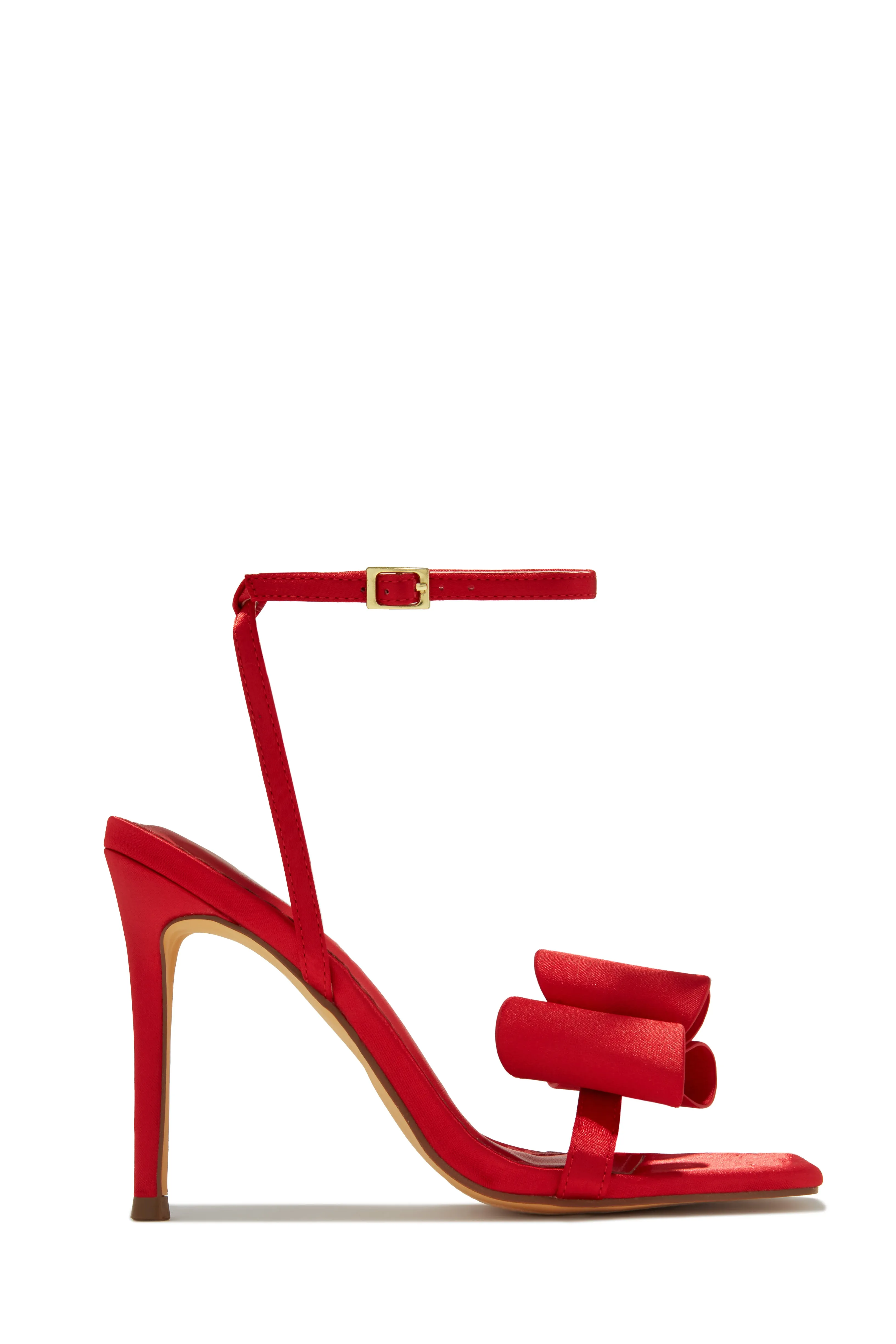 Pretty Nights Bow High Heels - Red sold by Miss Lola product image thumbnail 4
