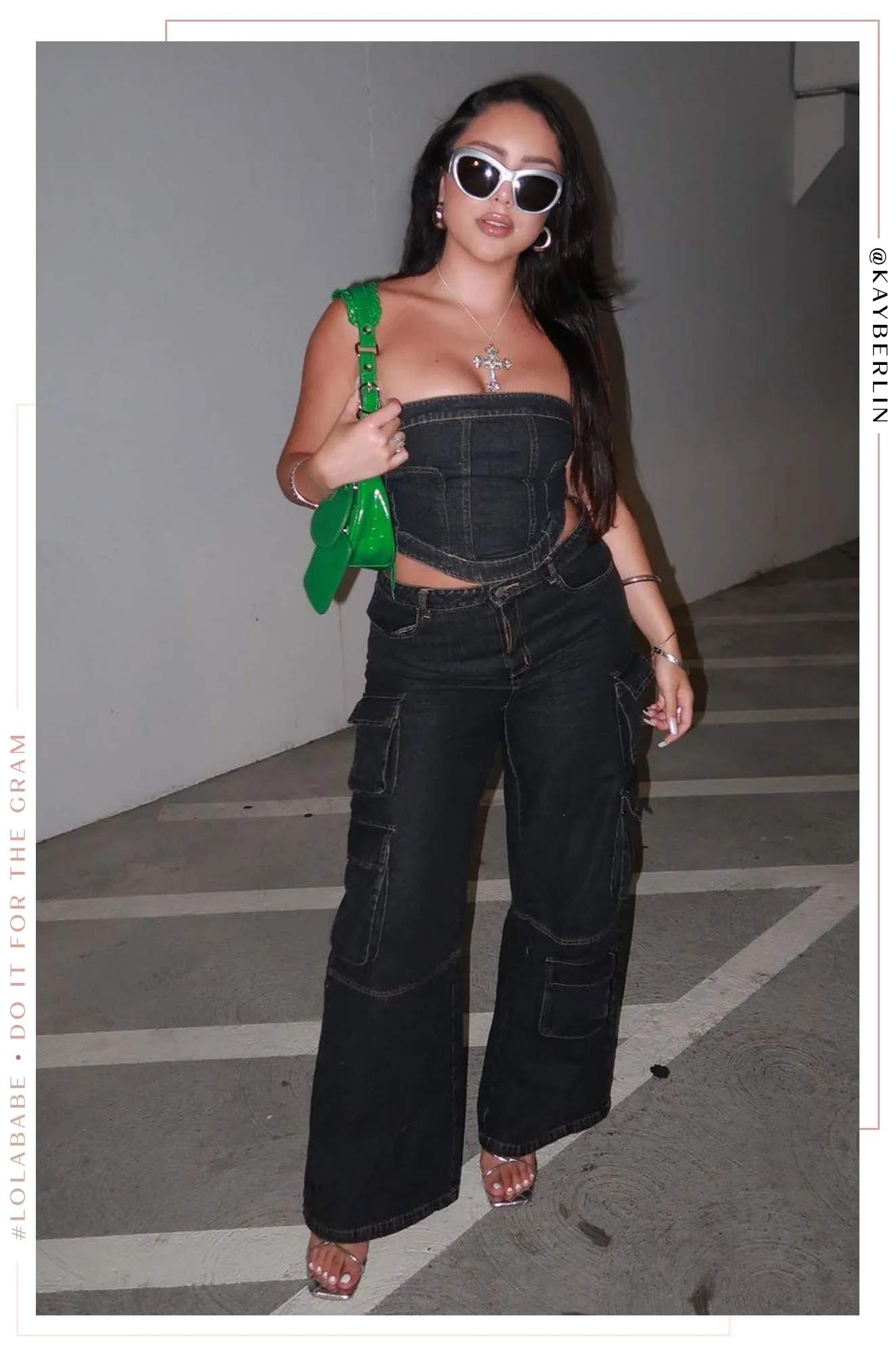 Bad Attitude Denim Wide Leg Pant - Black sold by Miss Lola product image thumbnail 5