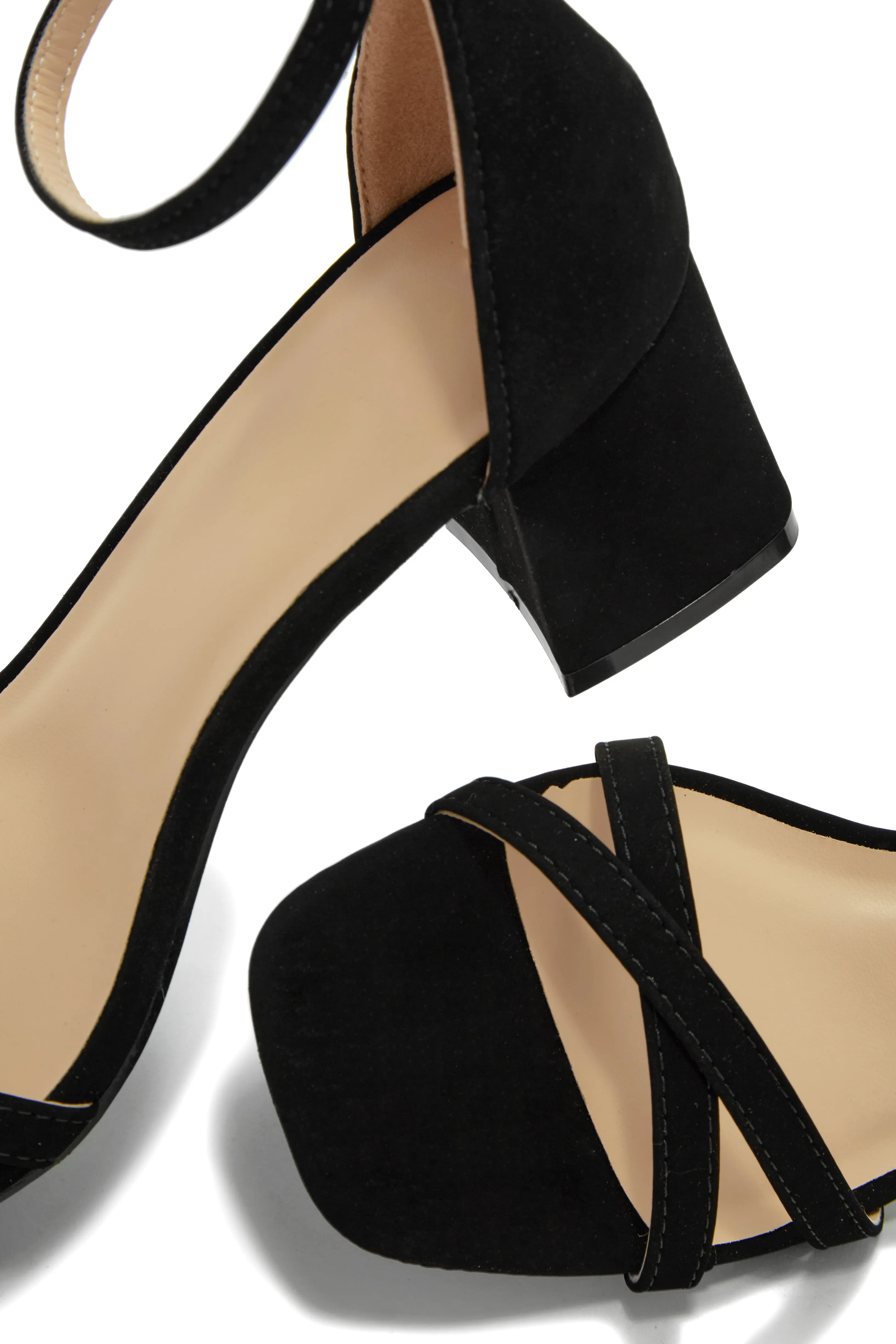Rae Block Mid Heels - Black sold by Miss Lola product image thumbnail 2
