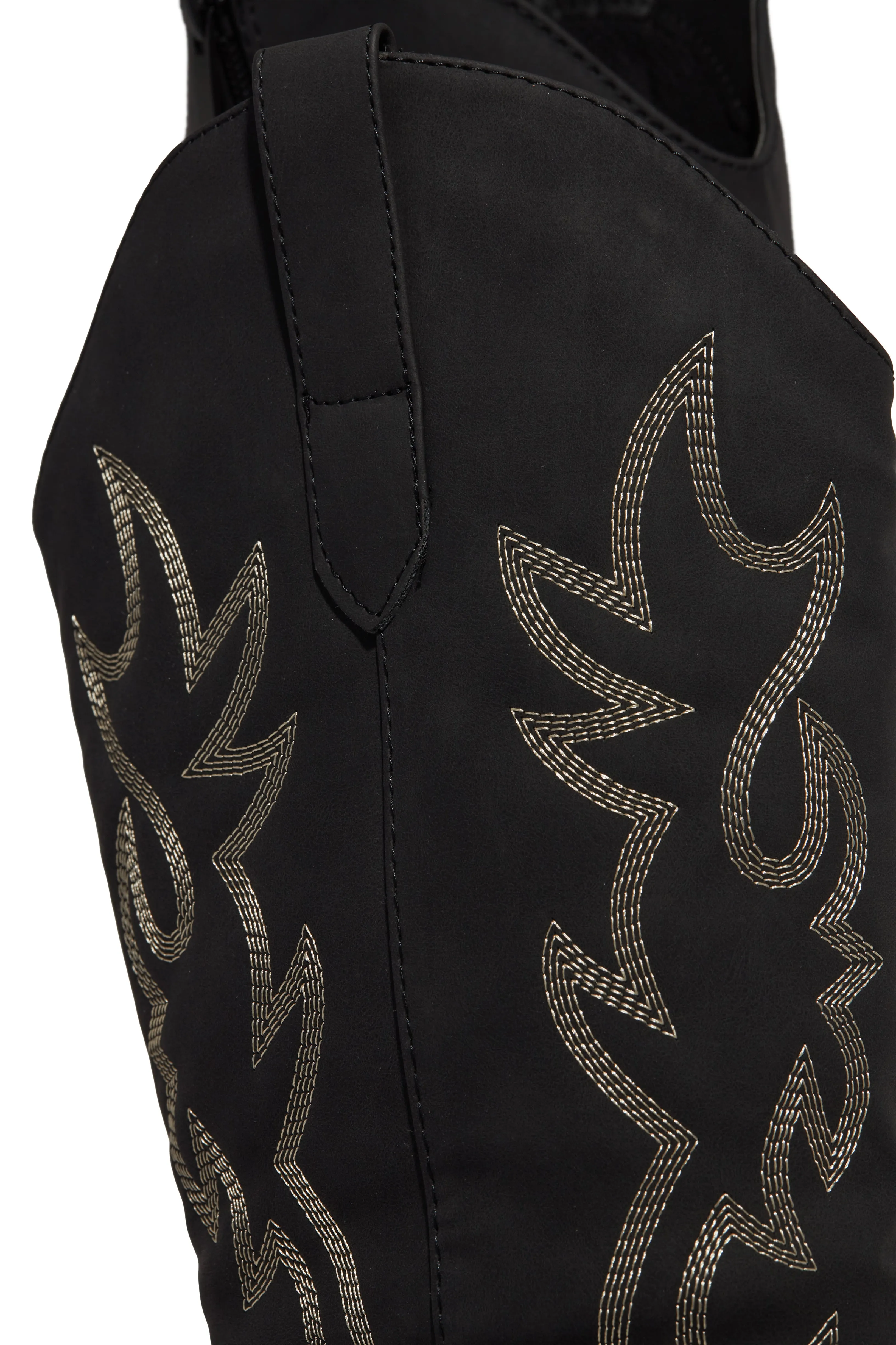 Abby Cowgirl Boots - Black sold by Miss Lola product image thumbnail 2