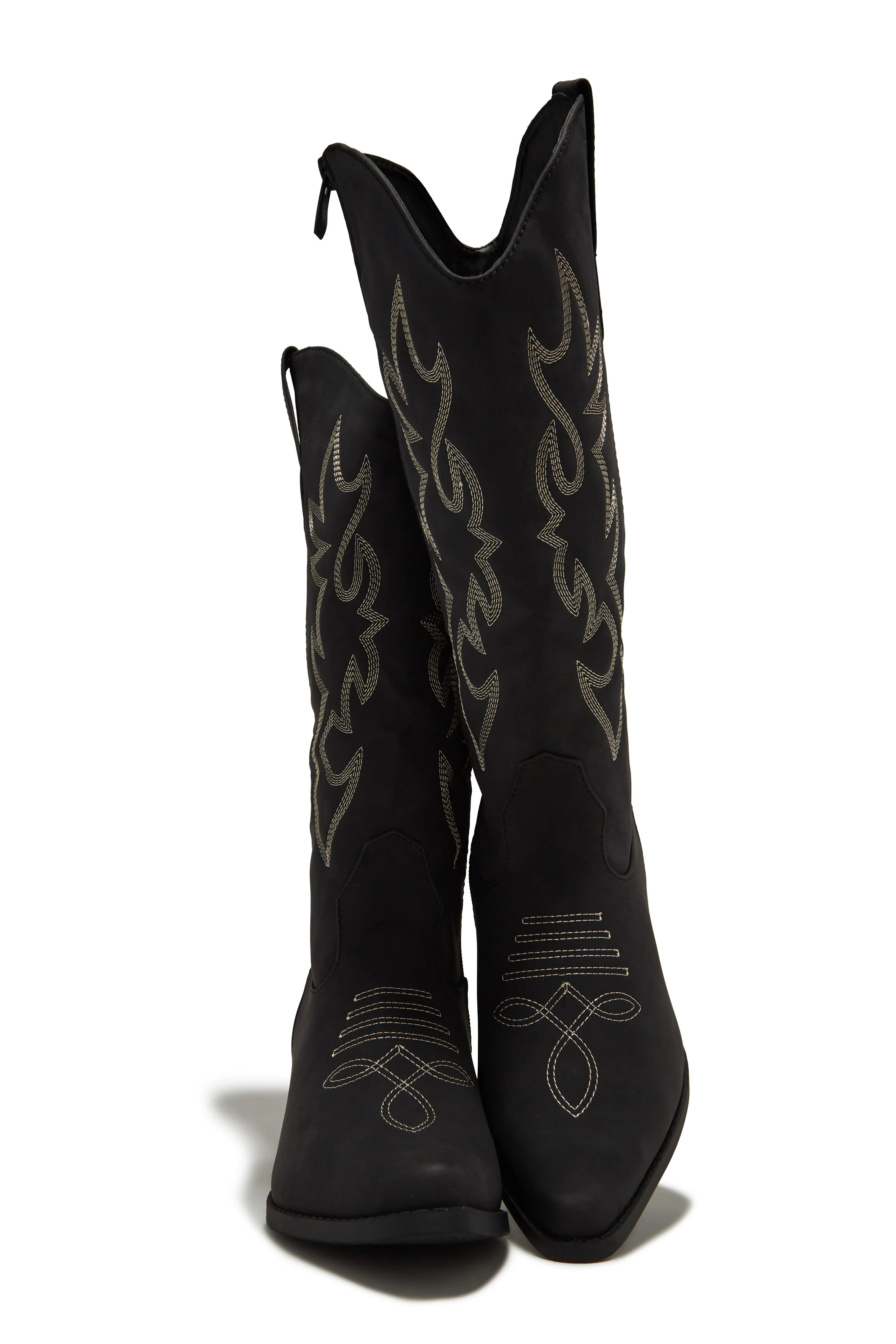 Abby Cowgirl Boots - Black sold by Miss Lola product image thumbnail 5