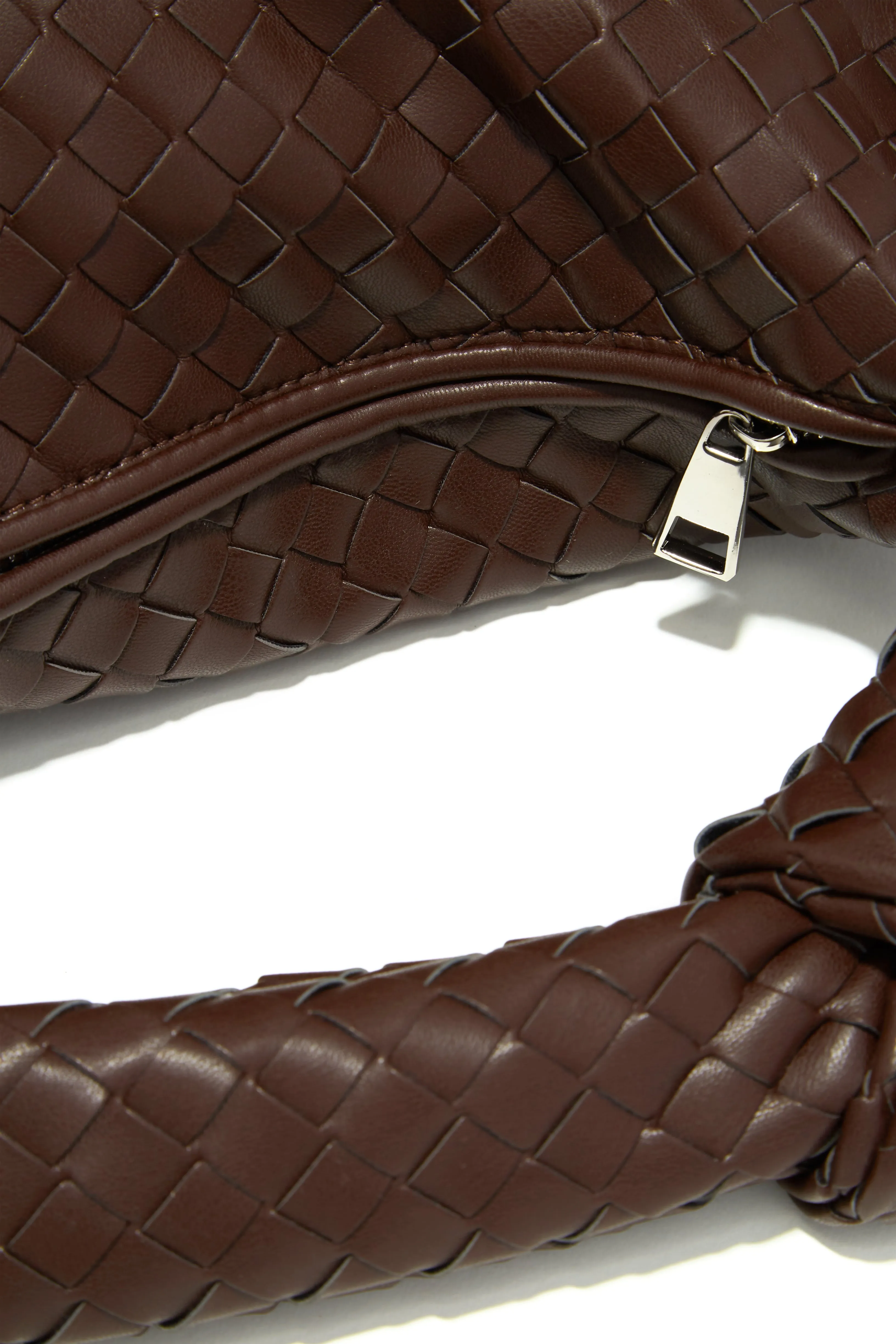 Elana Knot Top Shoulder Bag - Brown sold by Miss Lola product image thumbnail 2