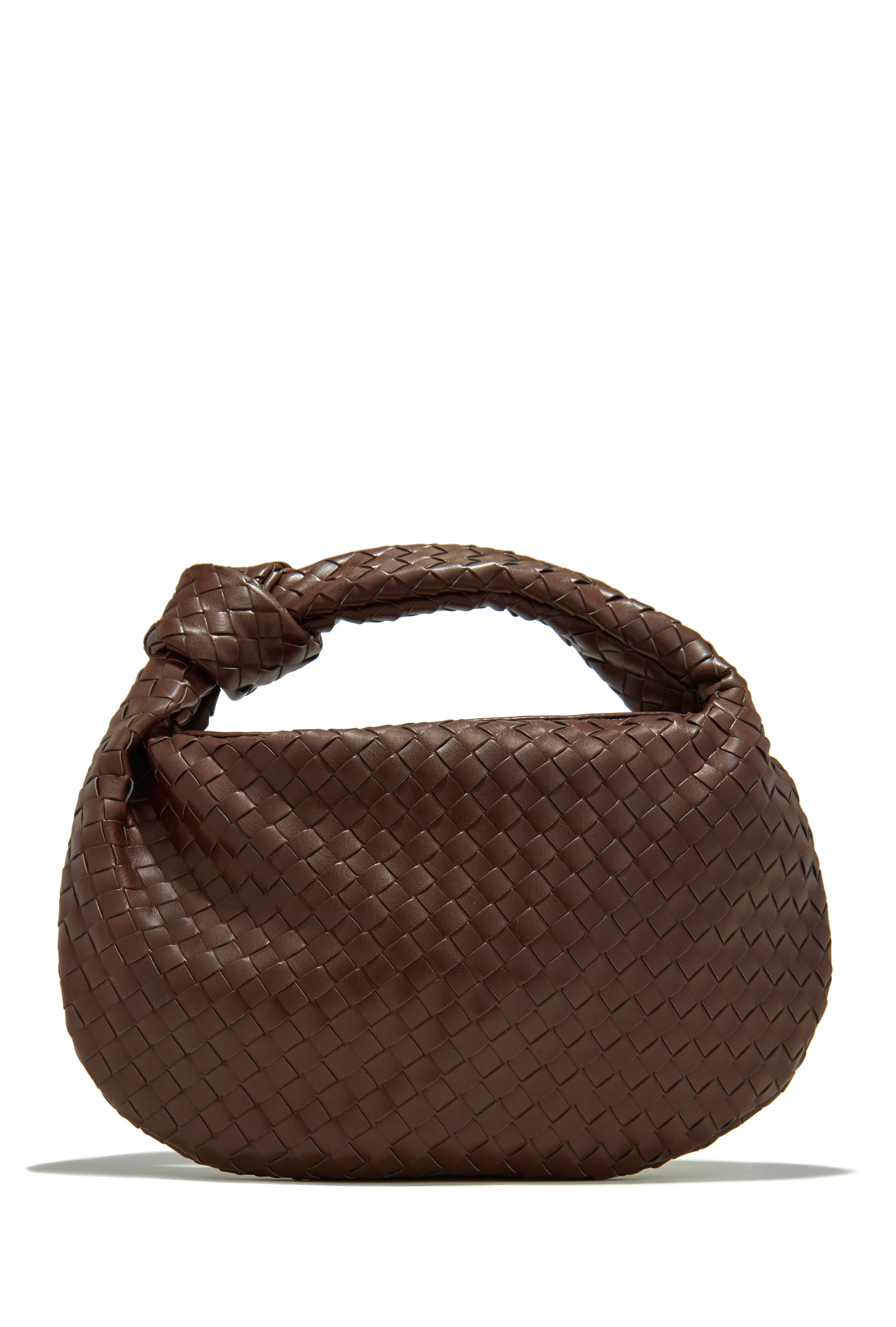 Elana Knot Top Shoulder Bag - Brown sold by Miss Lola