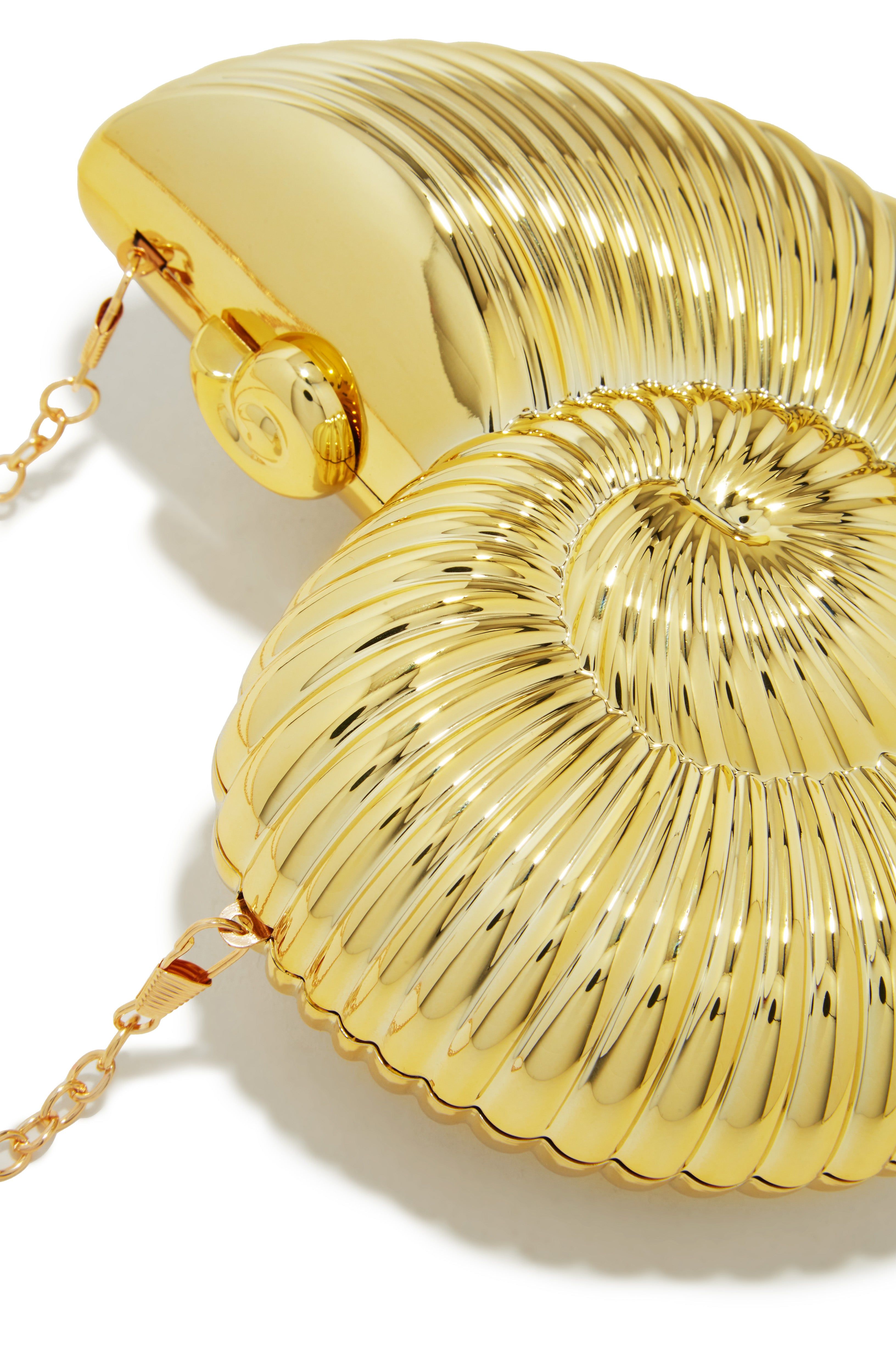 Kiari Sea Shell Statement Bag - Gold sold by Miss Lola product image thumbnail 2
