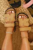 Sun Kissed Slip On Sandals - Nude sold by Miss Lola