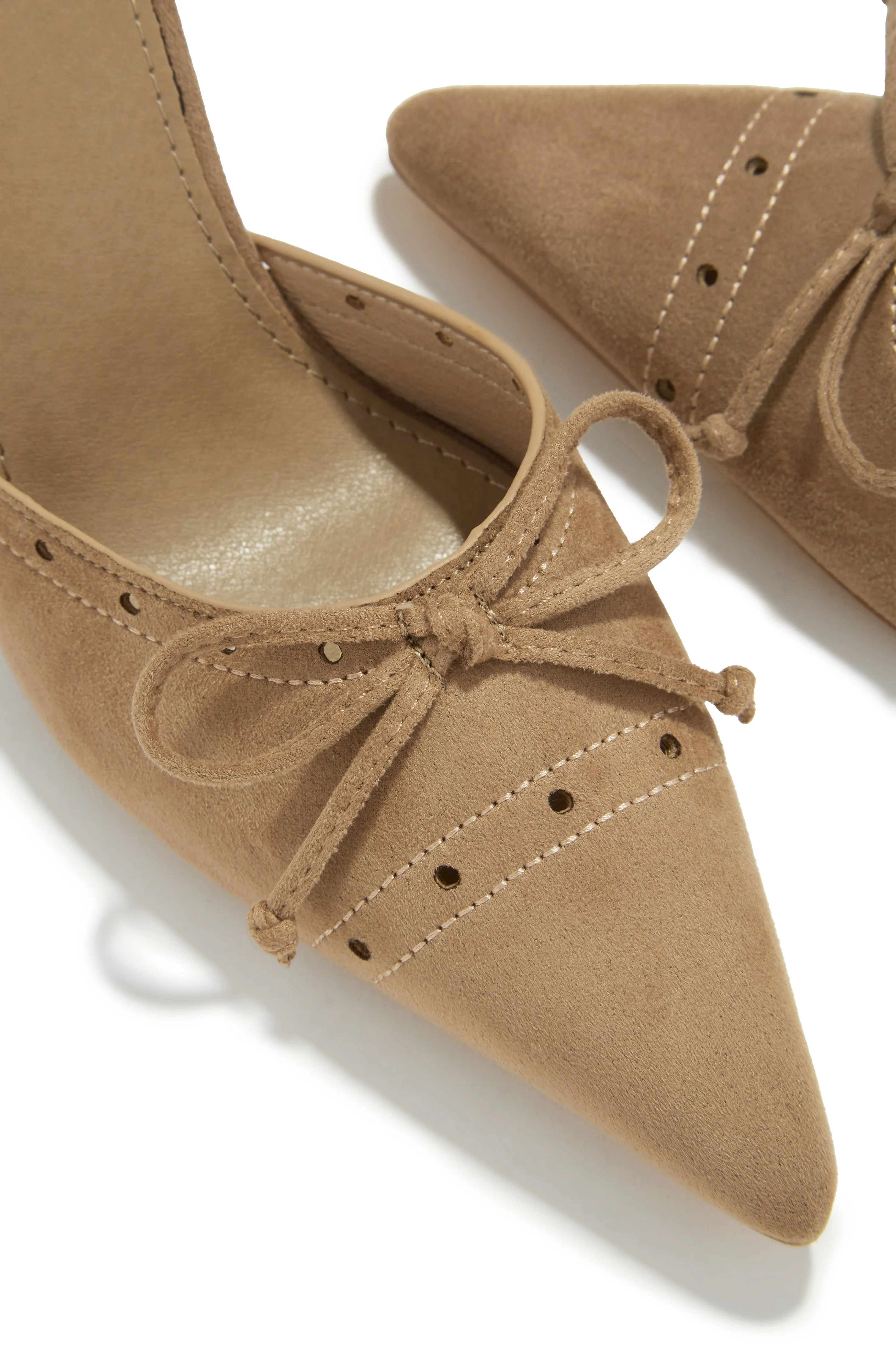 Coraima Mule Heel Pumps - Nude sold by Miss Lola product image thumbnail 4