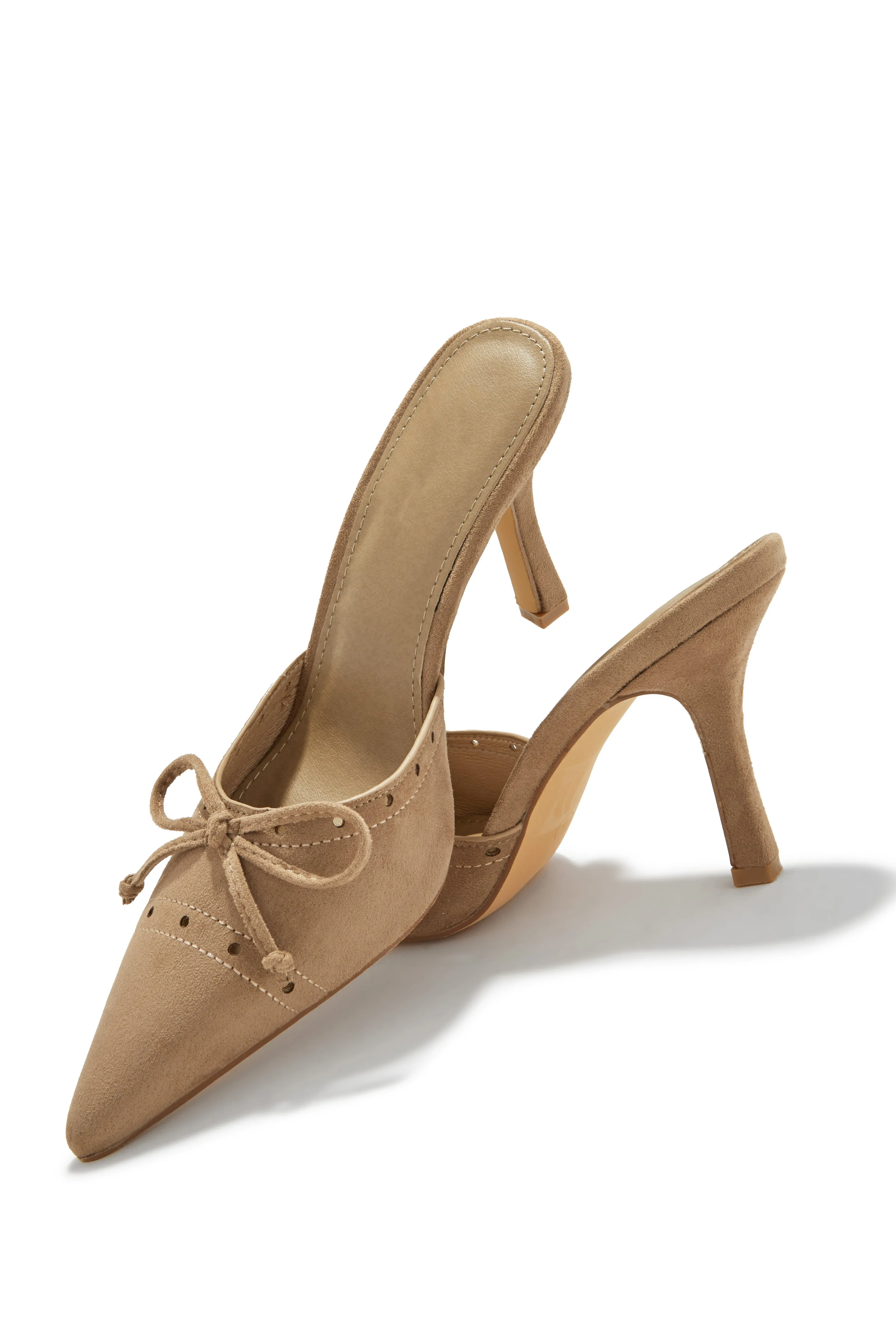 Coraima Mule Heel Pumps - Nude sold by Miss Lola product image thumbnail 3