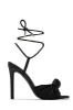 Harlow Lace Up High Heels - Black sold by Miss Lola