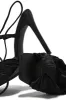 Harlow Lace Up High Heels - Black sold by Miss Lola