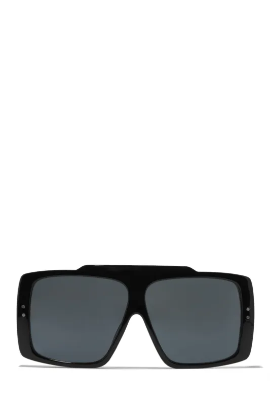 Jalina Oversized Sunglasses - Black sold by Miss Lola