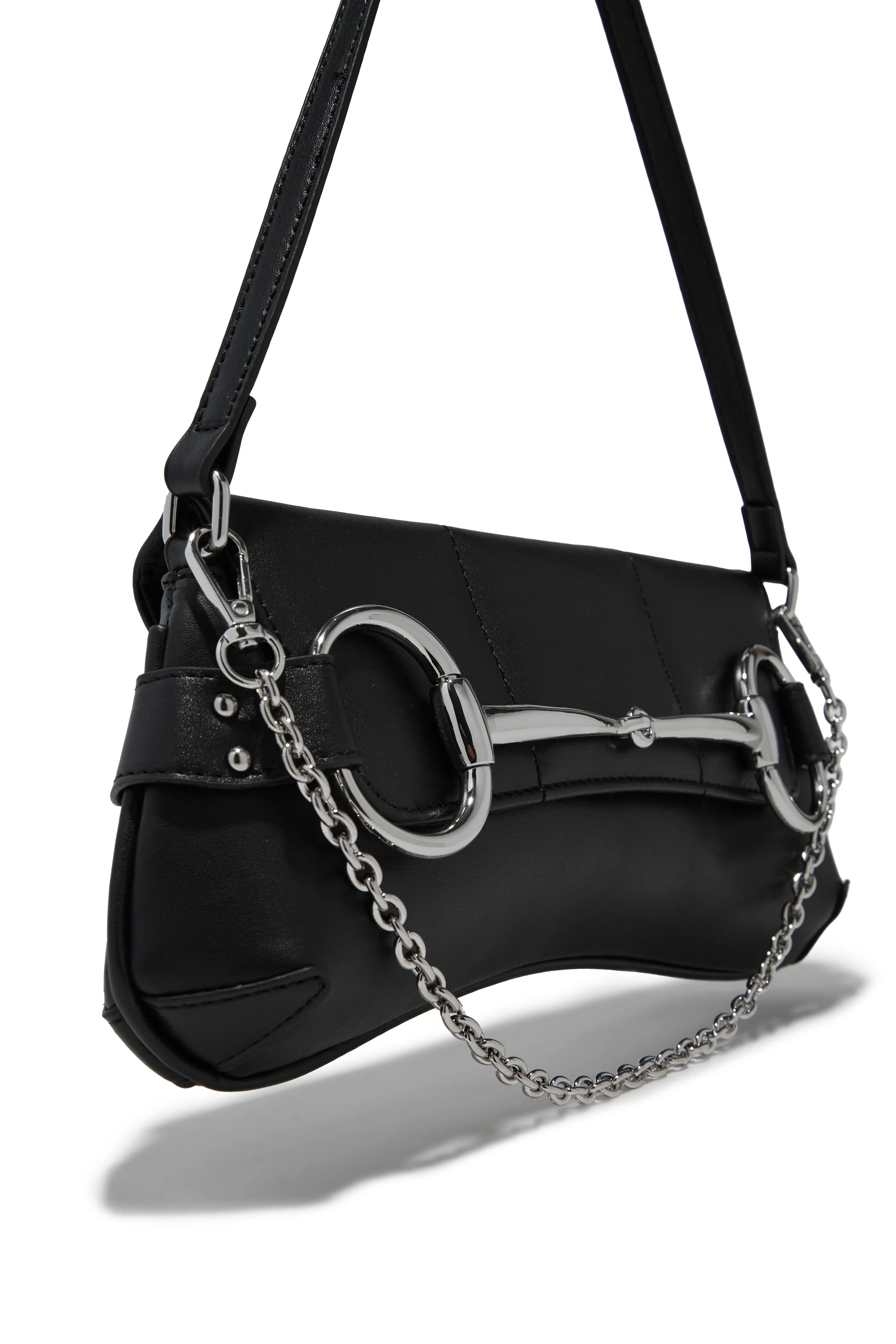 Caia Shoulder Bag - Black sold by Miss Lola product image thumbnail 5