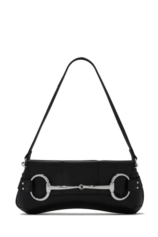 Caia Shoulder Bag - Black sold by Miss Lola