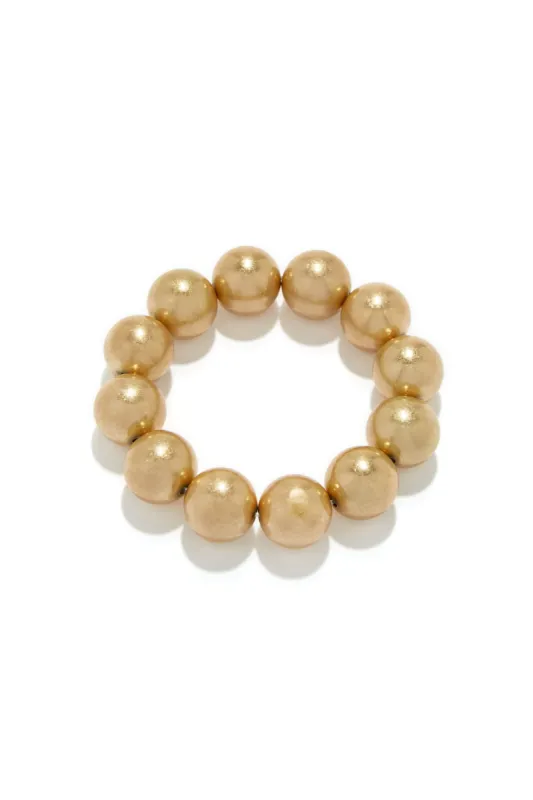 Cristina Beaded Bracelet - Gold sold by Miss Lola