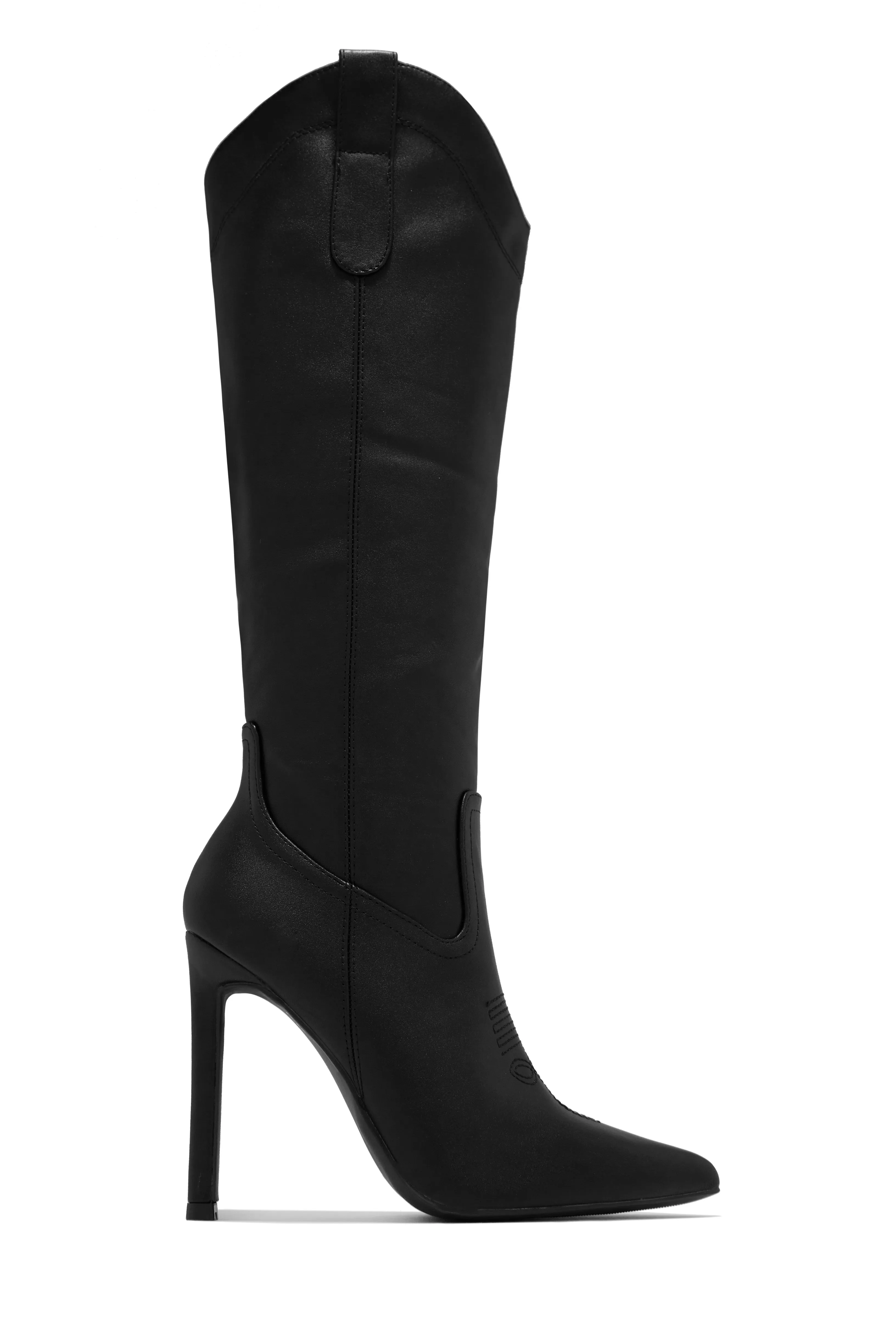 Erin High Heel Boots - Black sold by Miss Lola product image thumbnail 5