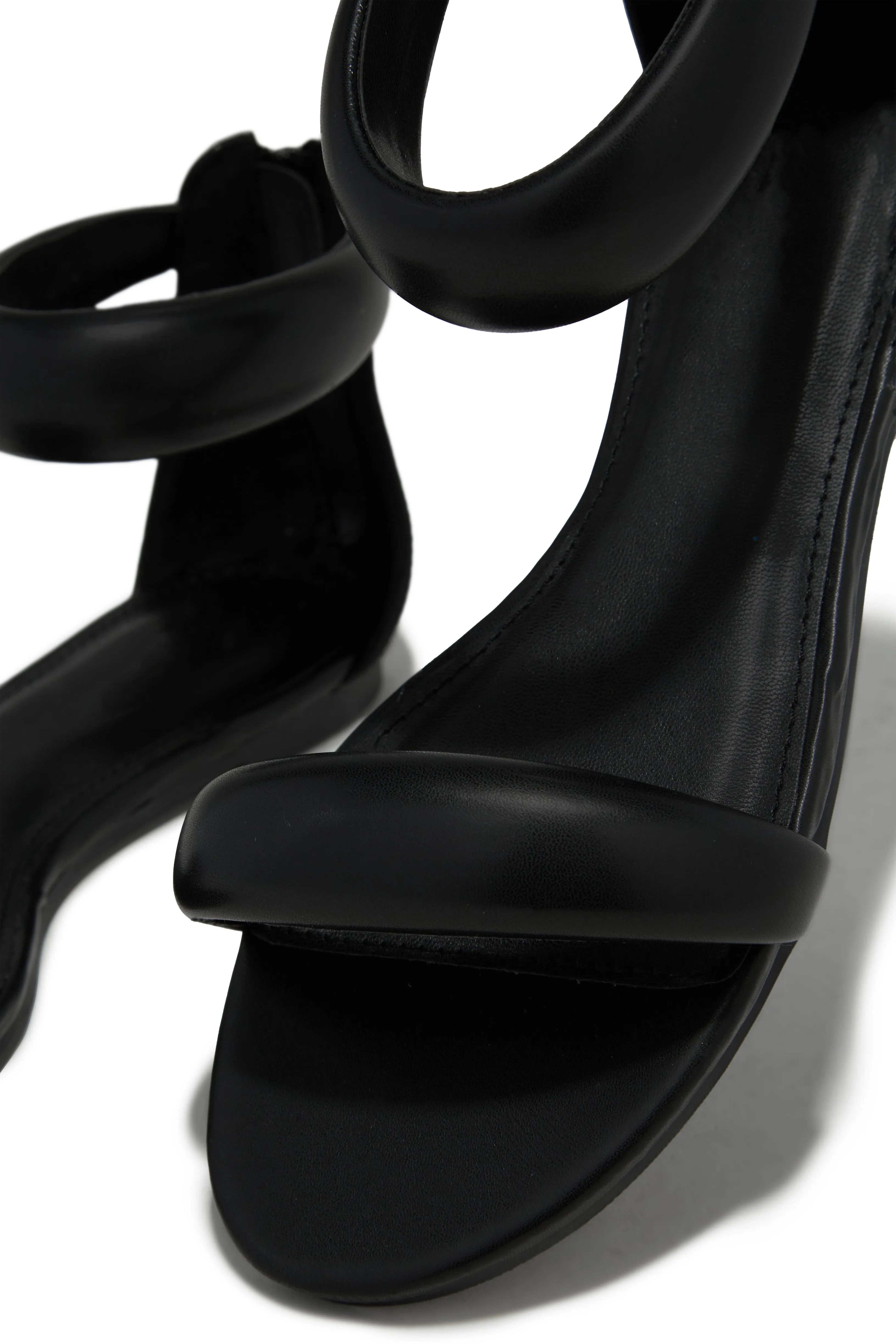 Marisa Ankle Strap Sandals - Black sold by Miss Lola product image thumbnail 3