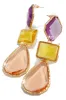 Holiday Muse Stone Statement Earring - Pink Multi sold by Miss Lola