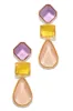 Holiday Muse Stone Statement Earring - Pink Multi sold by Miss Lola