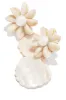 Eleina Flower Shell Earring - White sold by Miss Lola