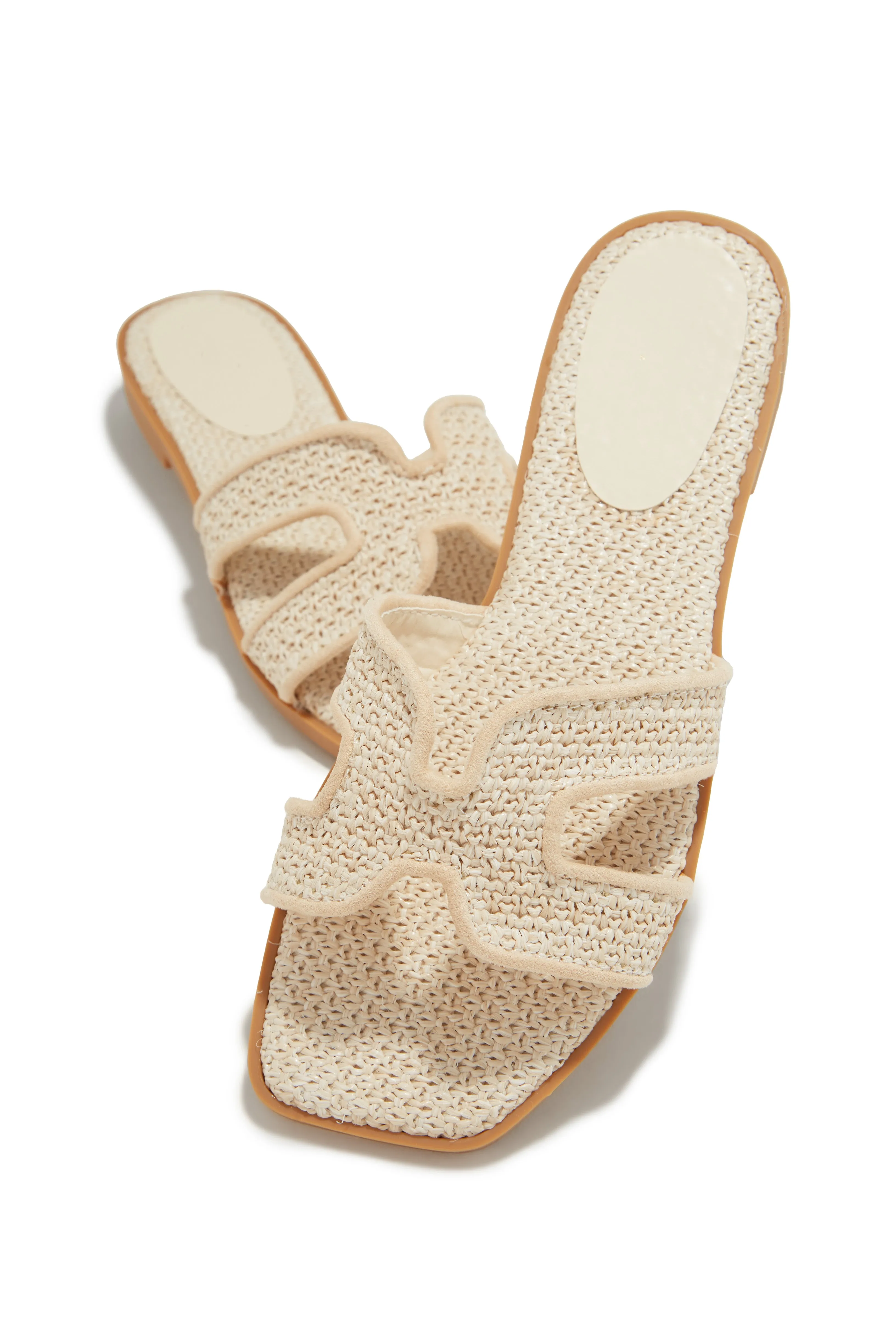 Island Getaway Slip On Sandals - Ivory sold by Miss Lola product image thumbnail 2