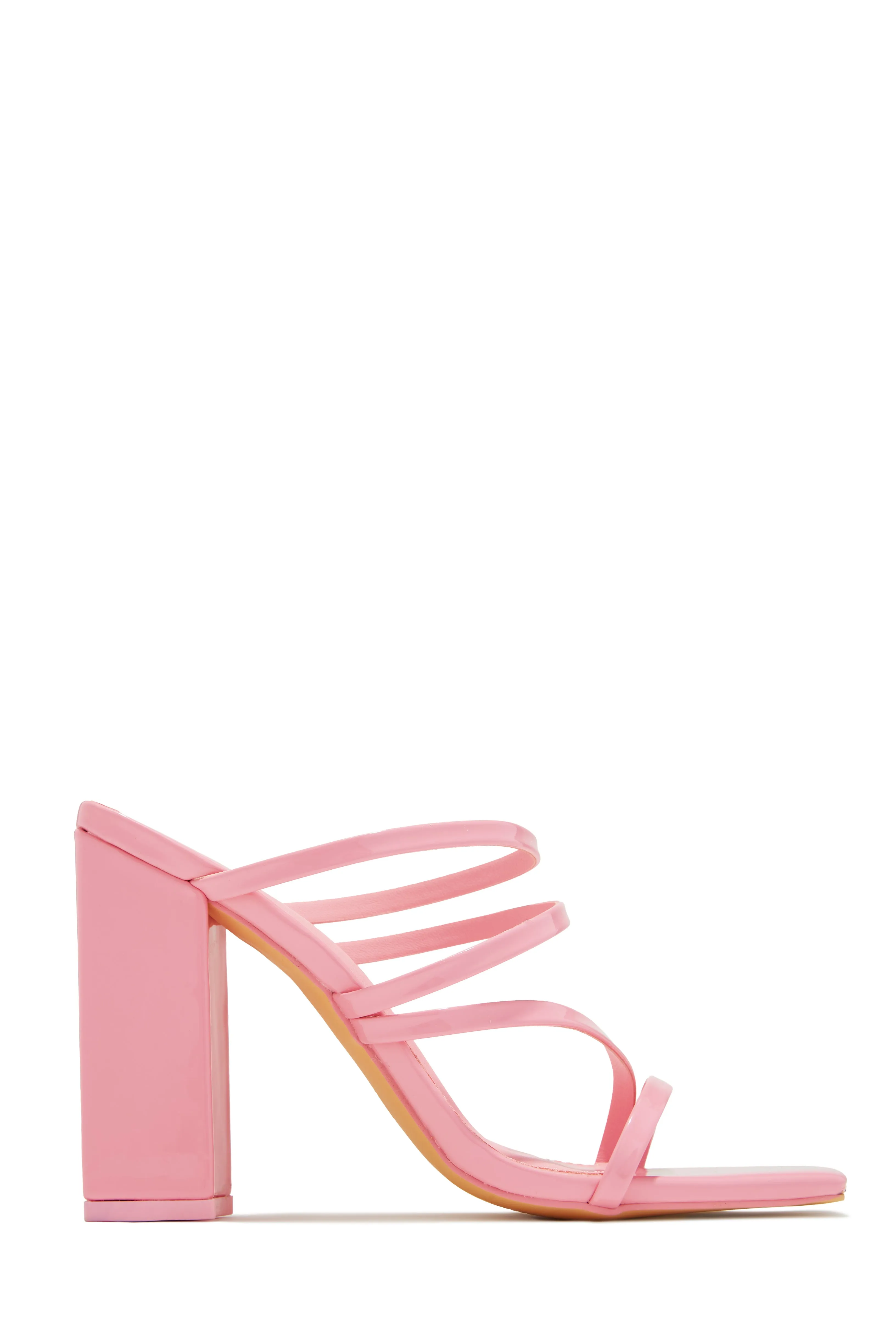 Jaziel Block Heel Mules - Pink sold by Miss Lola product image thumbnail 5