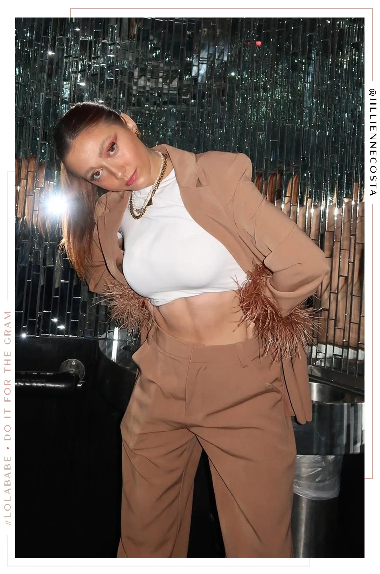 Perfect Match Two Piece Blazer and Pant Set - Nude sold by Miss Lola product image thumbnail 5