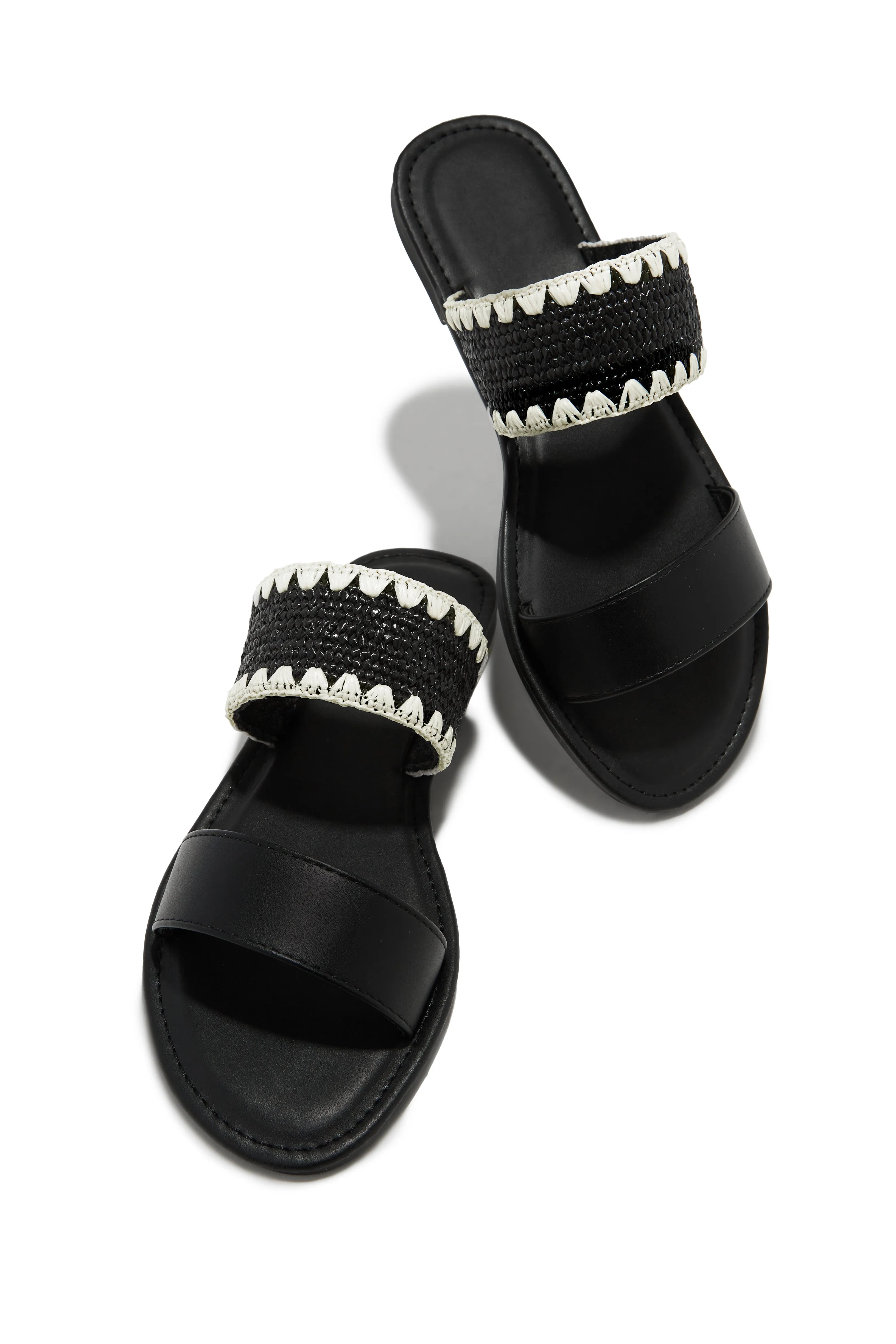 Janice Slip On Sandals - Black sold by Miss Lola product image thumbnail 5