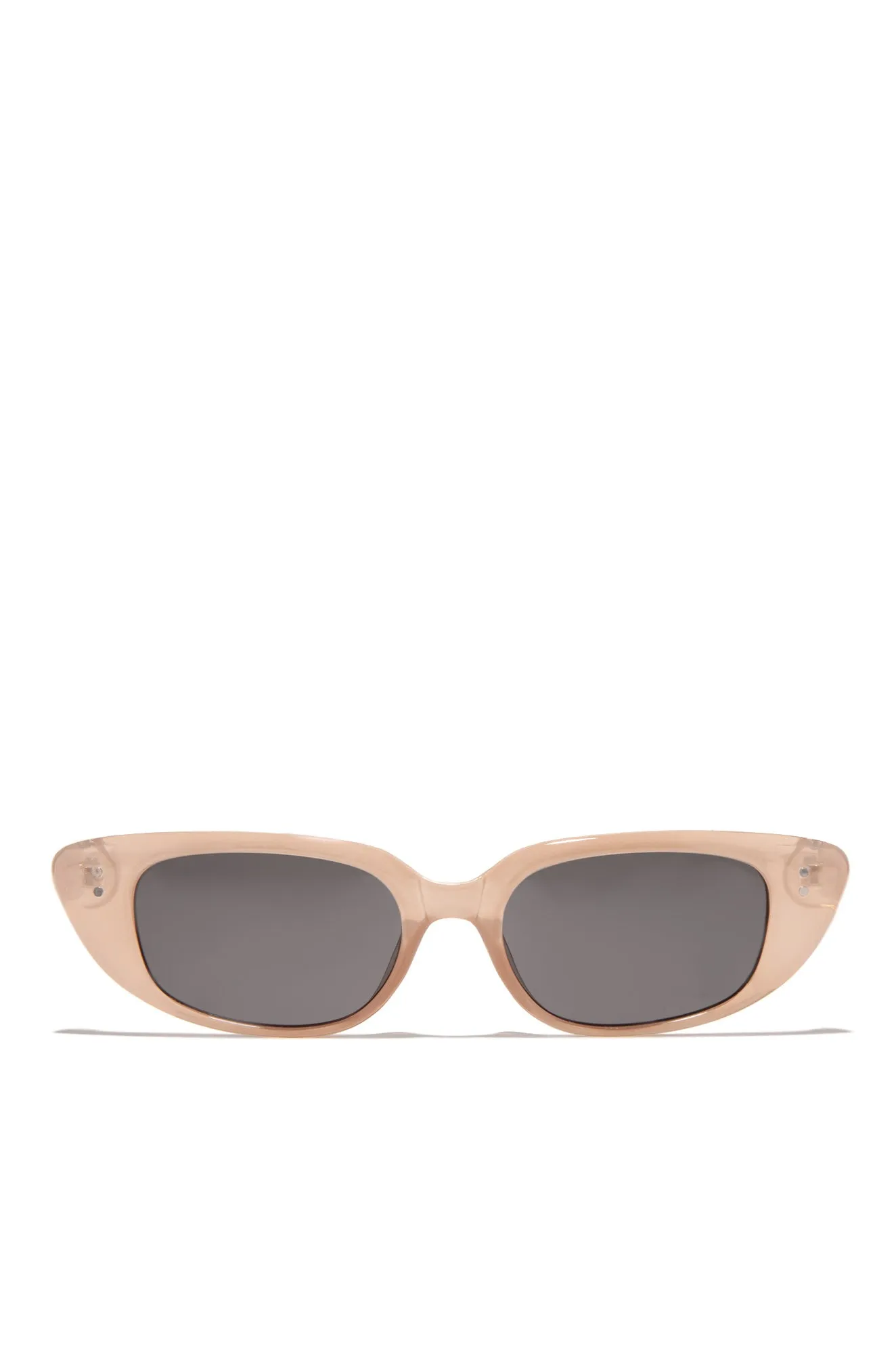 Chill Views Cat Eye Sunglasses - Nude sold by Miss Lola