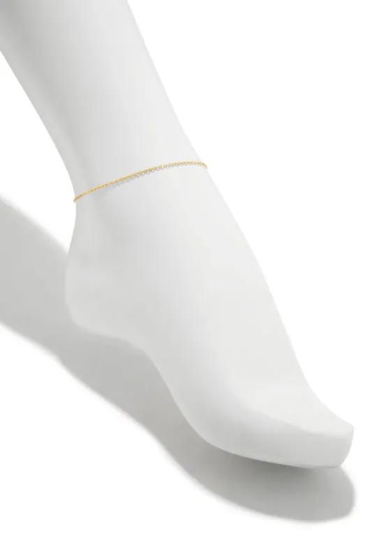 Melena Anklet - Gold sold by Miss Lola