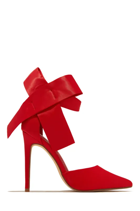 Slay The Season High Heel Pumps - Red sold by Miss Lola