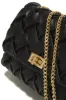 Naydine Woven Crossbody Handbag - Black sold by Miss Lola