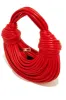 Azelie Double Knot Spaghetti Handbag - Red sold by Miss Lola