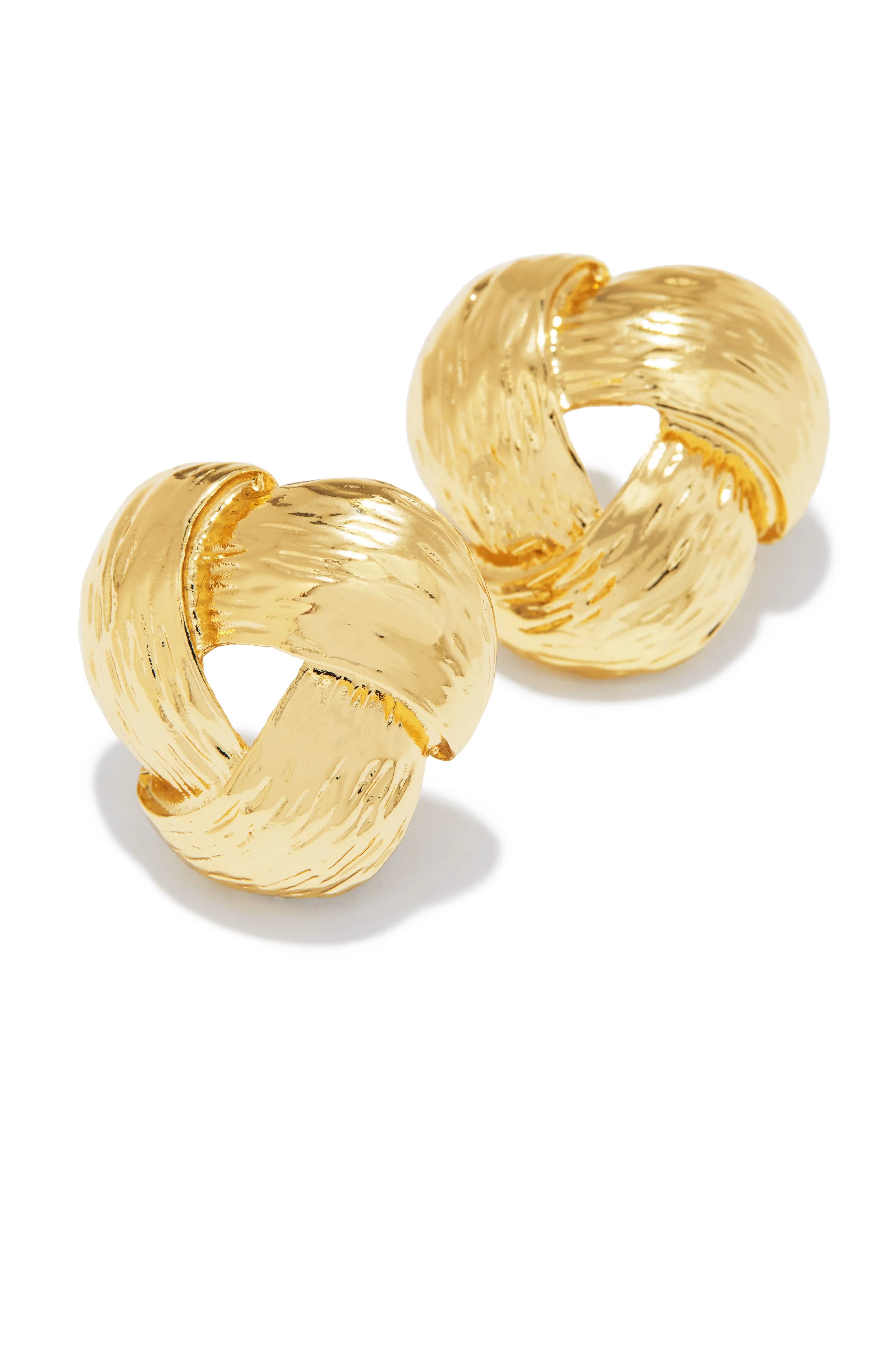 Deborah Chunky Earring - Gold sold by Miss Lola