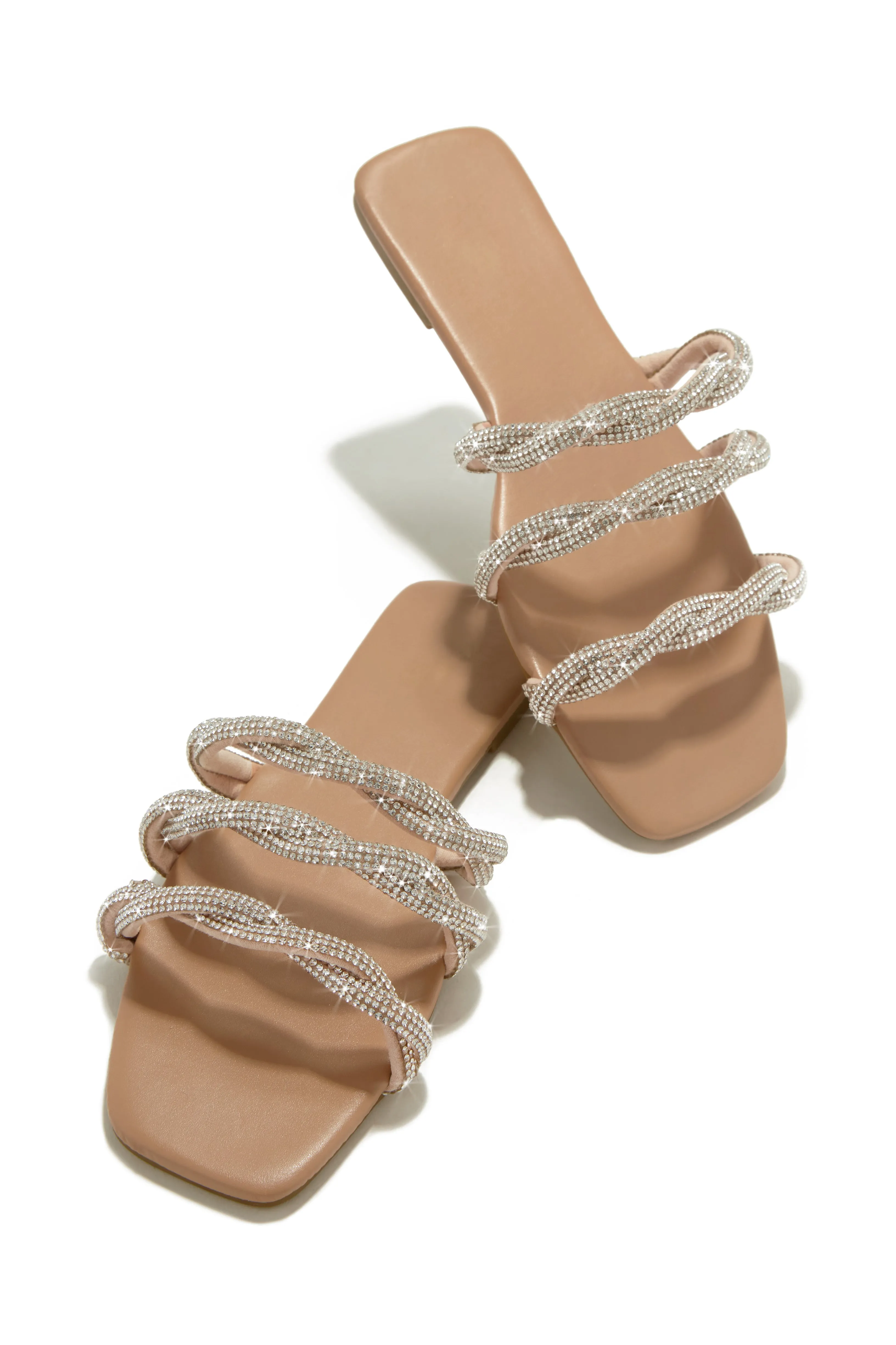 Fly To Cancun Embellished Slip On Sandals - Black sold by Miss Lola product image thumbnail 4