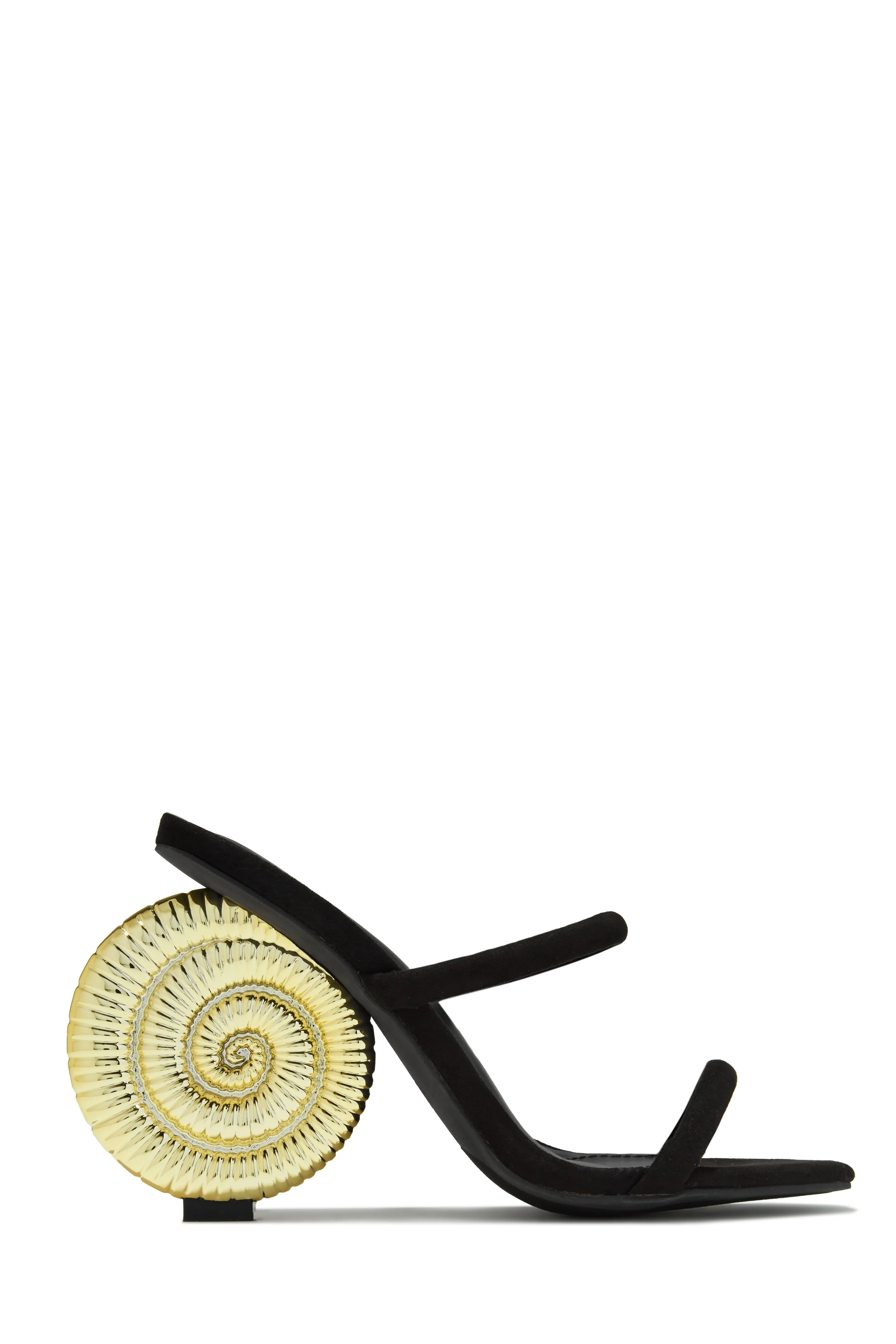 Sunset Waves Sea Shell Mule Heels - Gold sold by Miss Lola product image thumbnail 5