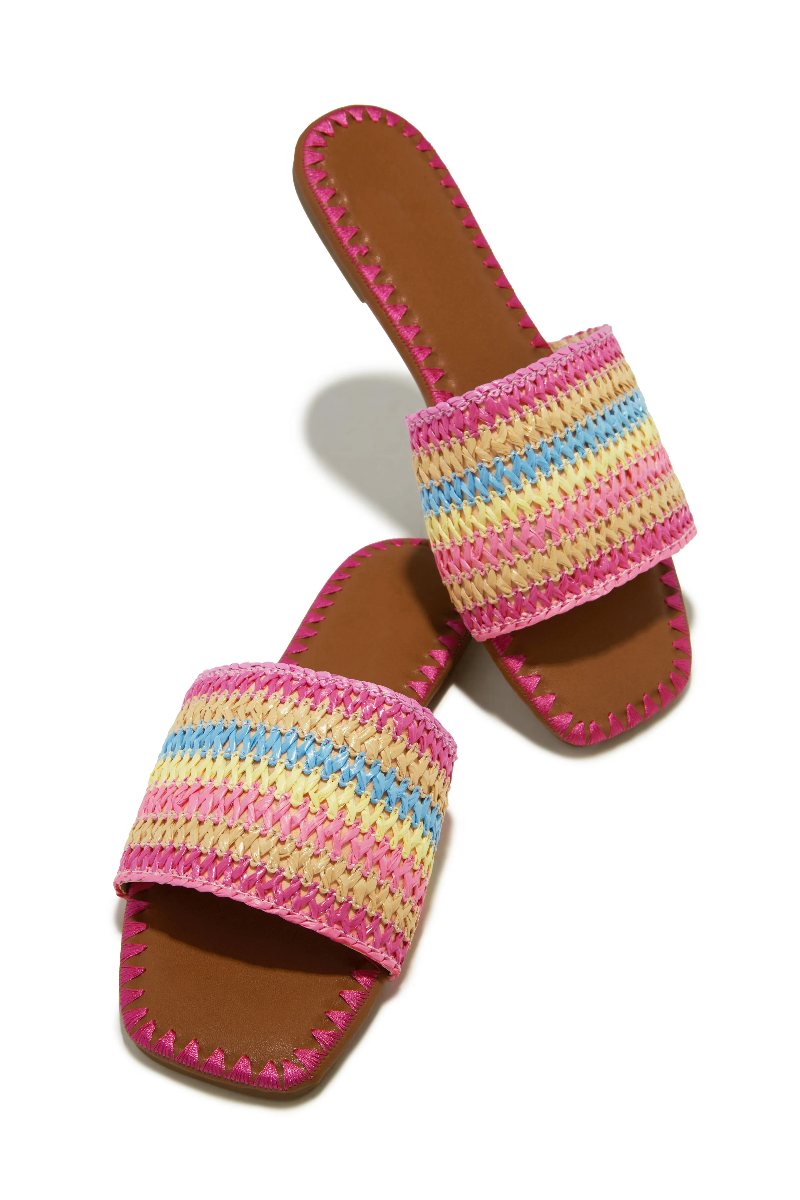 Jaylen Slip On Sandals - Pink sold by Miss Lola product image thumbnail 4