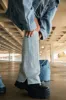 She's The Star Denim Chunky Platform Boots - Denim sold by Miss Lola