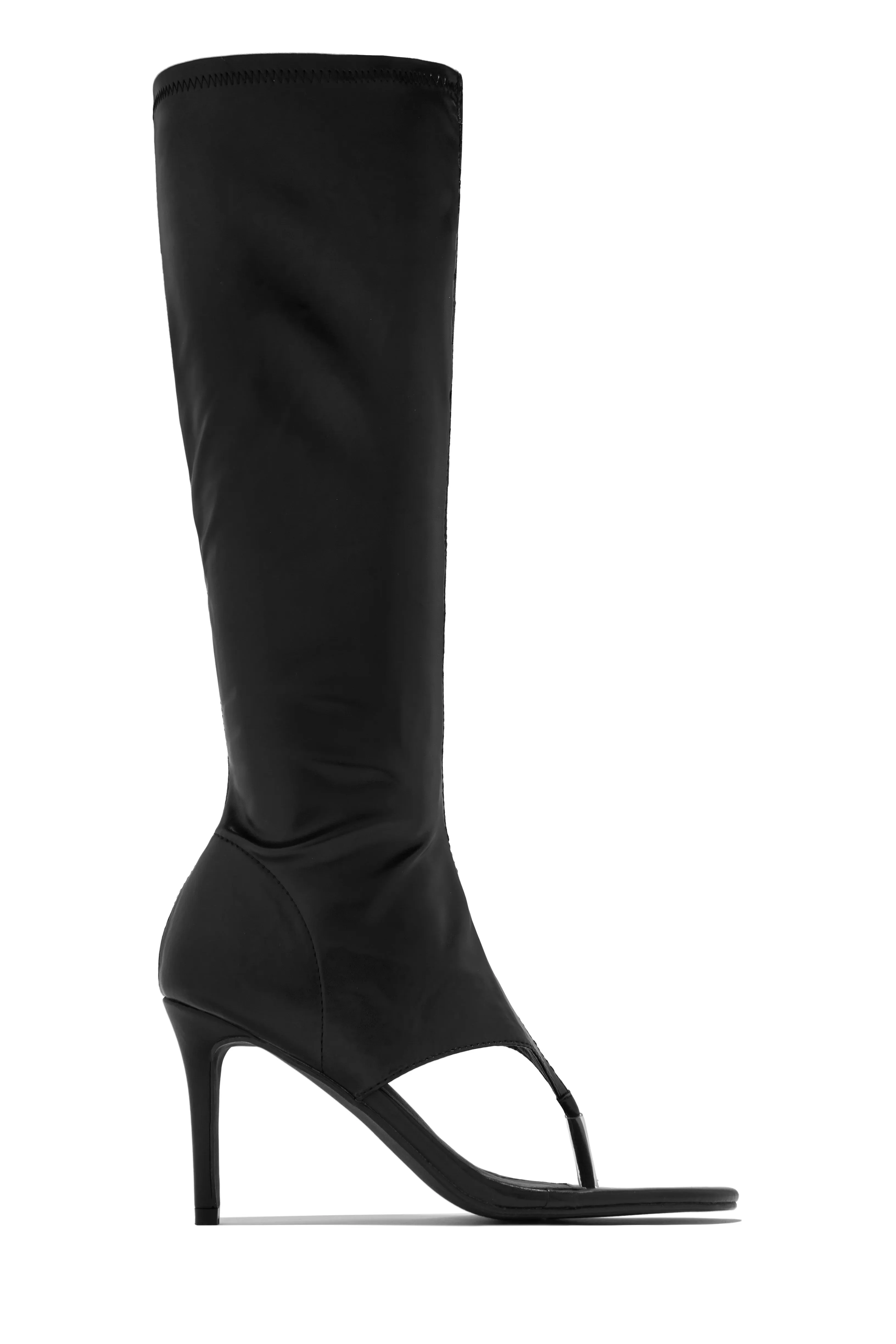 Natalia Thong Strap Heels - White sold by Miss Lola product image thumbnail 5