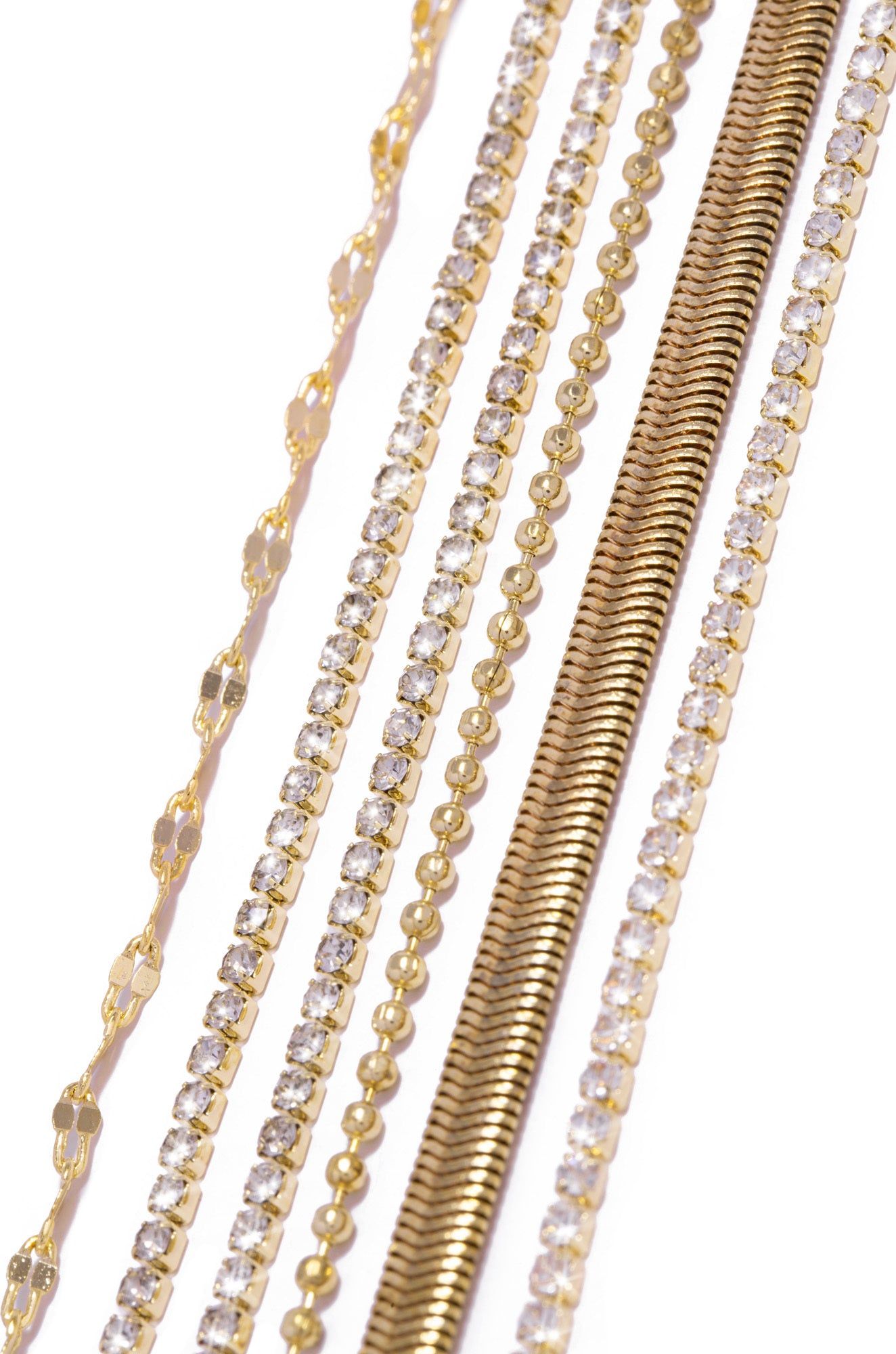 Zella Two Piece Necklace Set - Gold sold by Miss Lola product image thumbnail 2