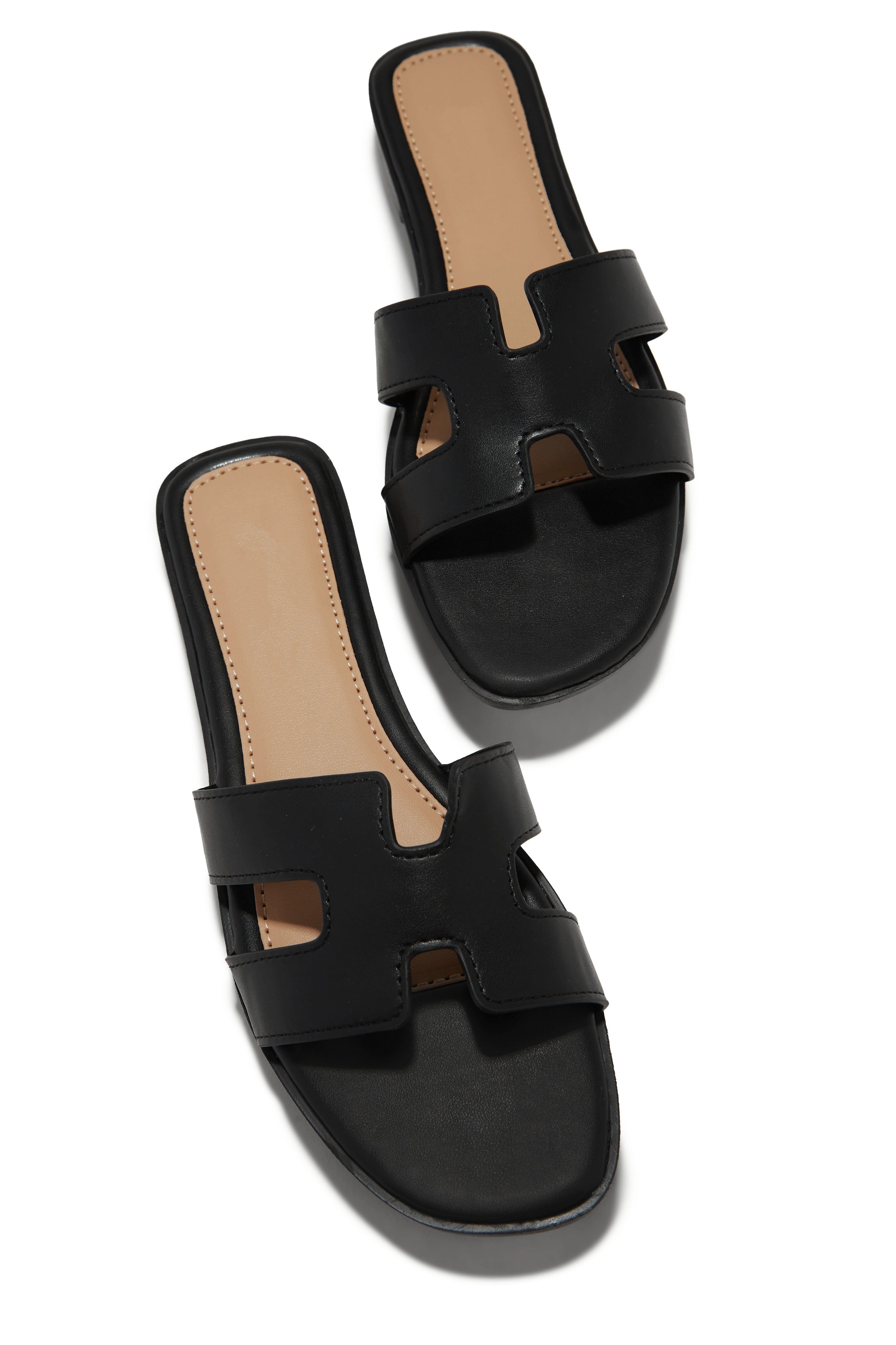 Myla Slip On Sandals - Black sold by Miss Lola product image thumbnail 2