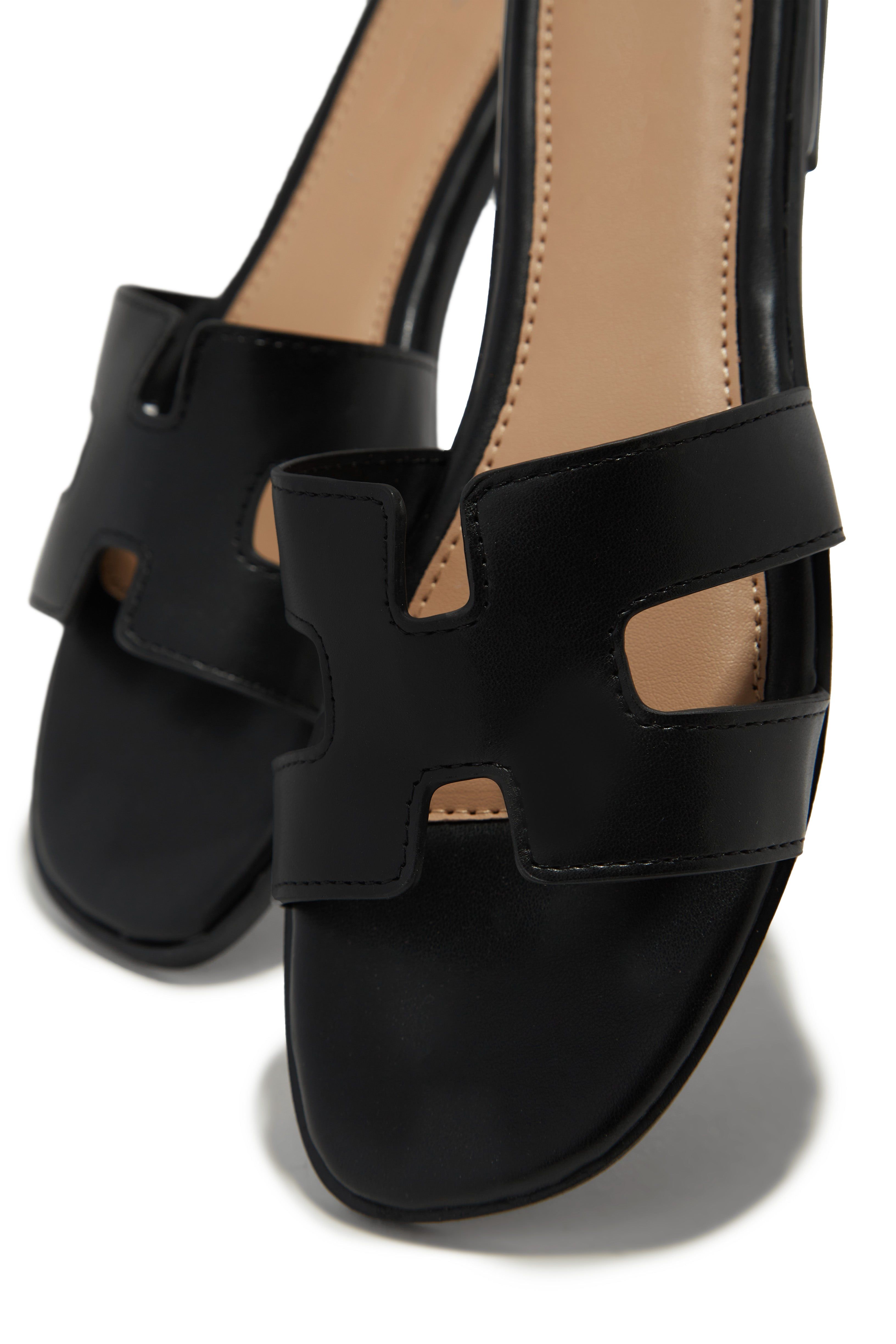 Myla Slip On Sandals - Black sold by Miss Lola product image thumbnail 4